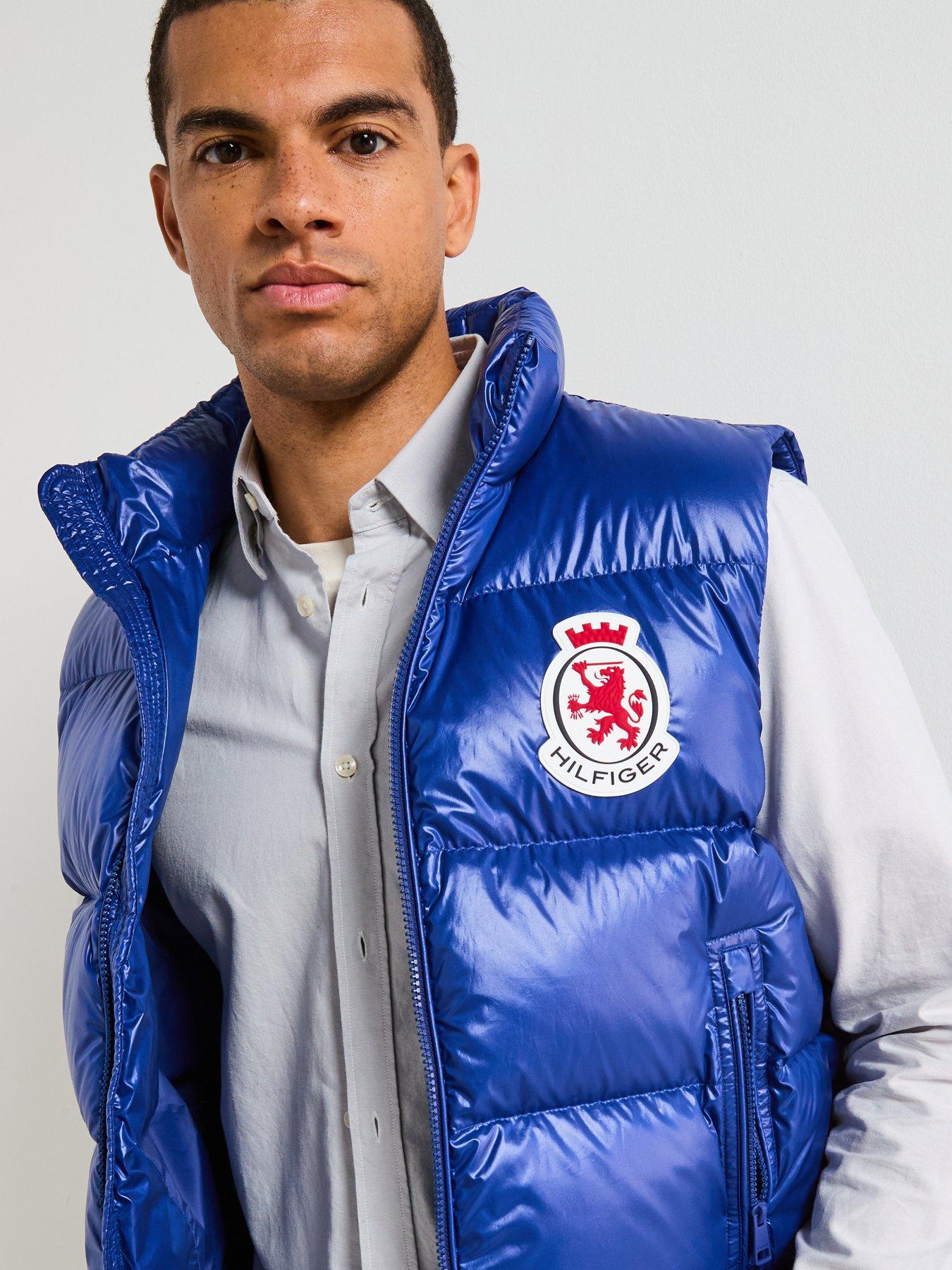Image 6 of 6 of Tommy Hilfiger Crest Padded Gilet - Bright Blue