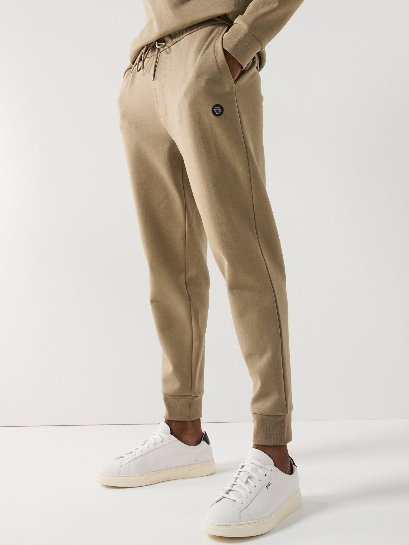 undefined C-locsin 01 Regular Fit Nikel Logo Cuff Joggers - Brown