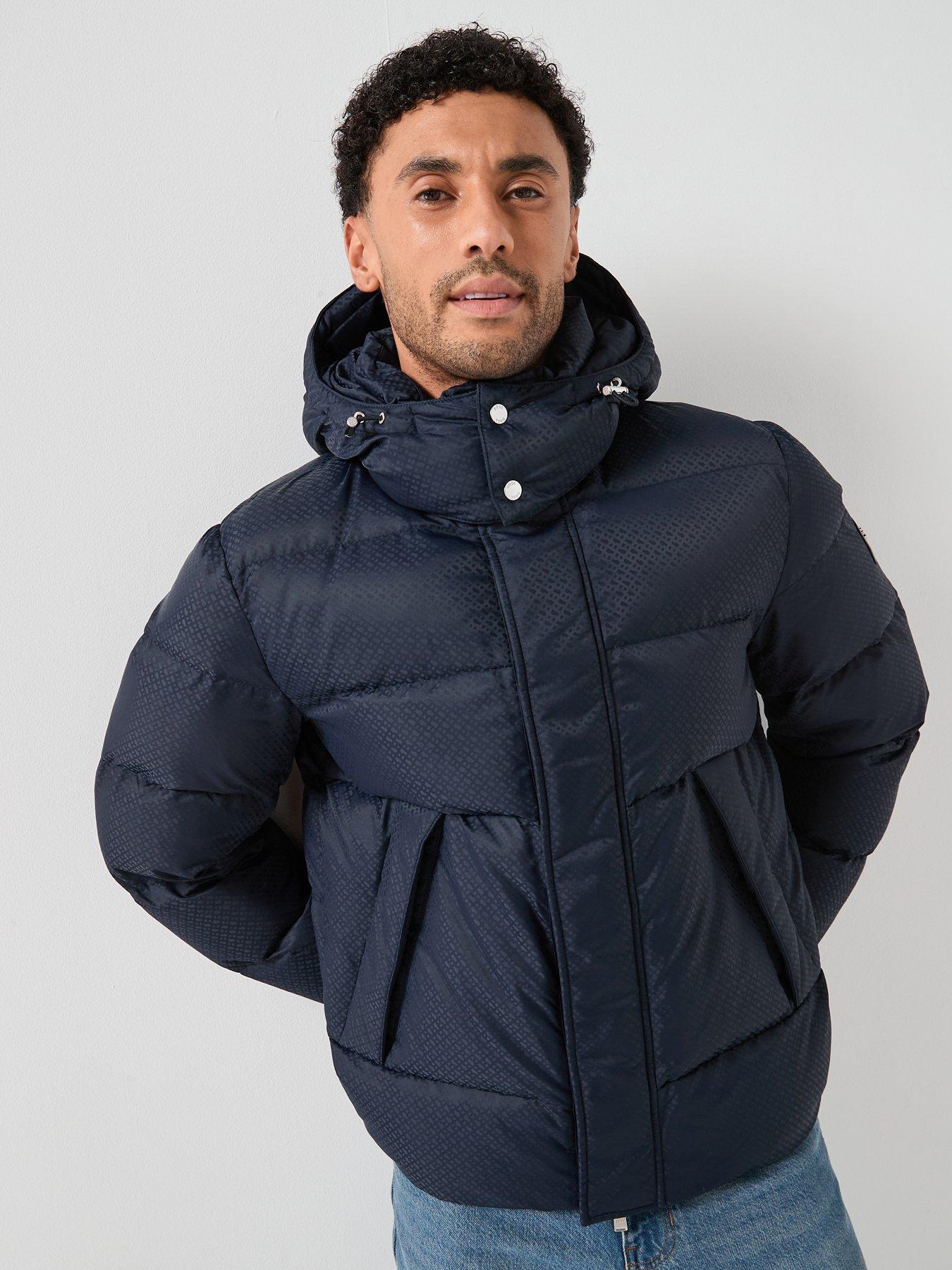 BOSS Corbinian Quilted Winter Jacket - Navy