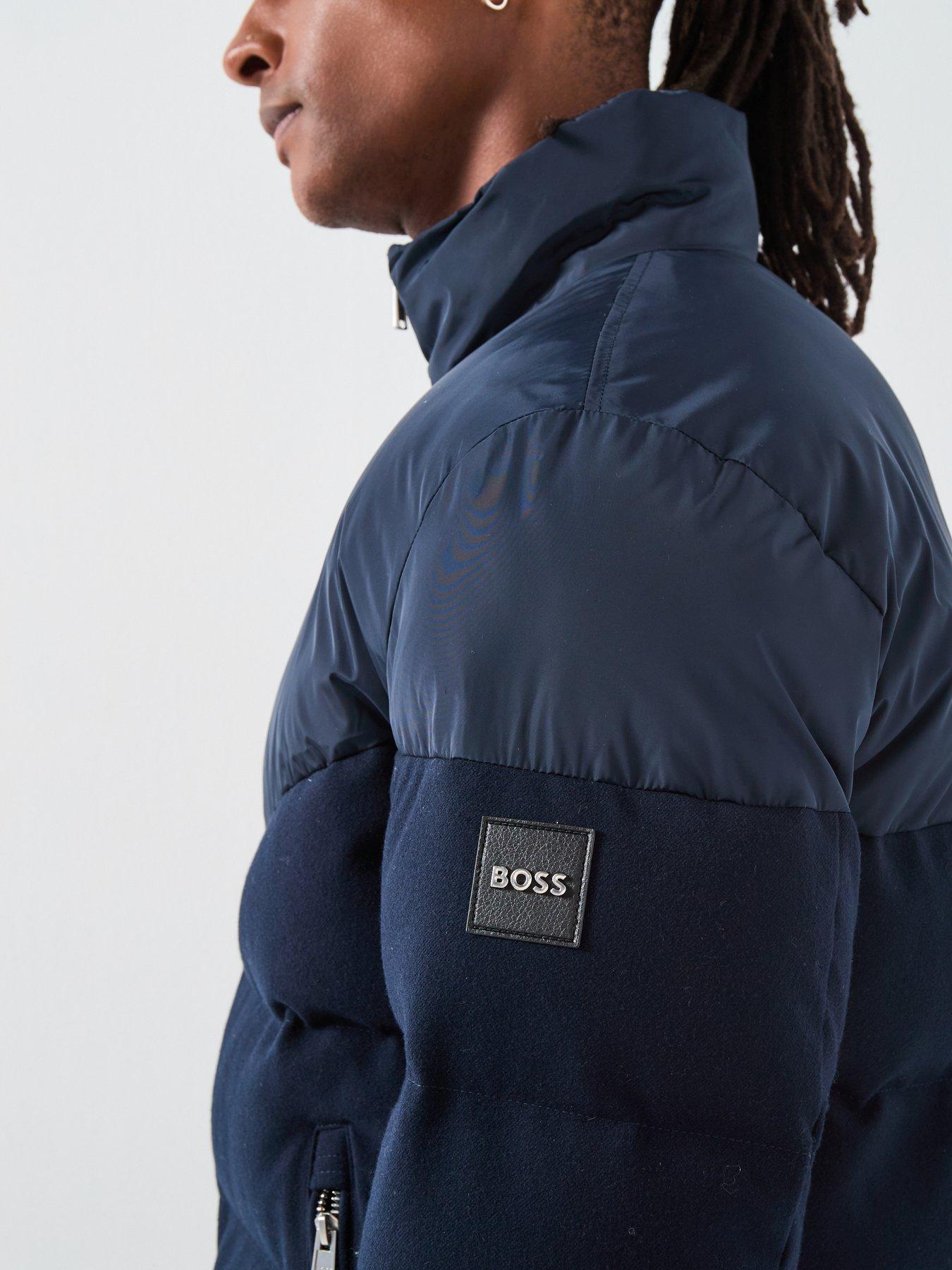  image of boss-h-clanello1-nylonflannel-quilted-jacket-navy