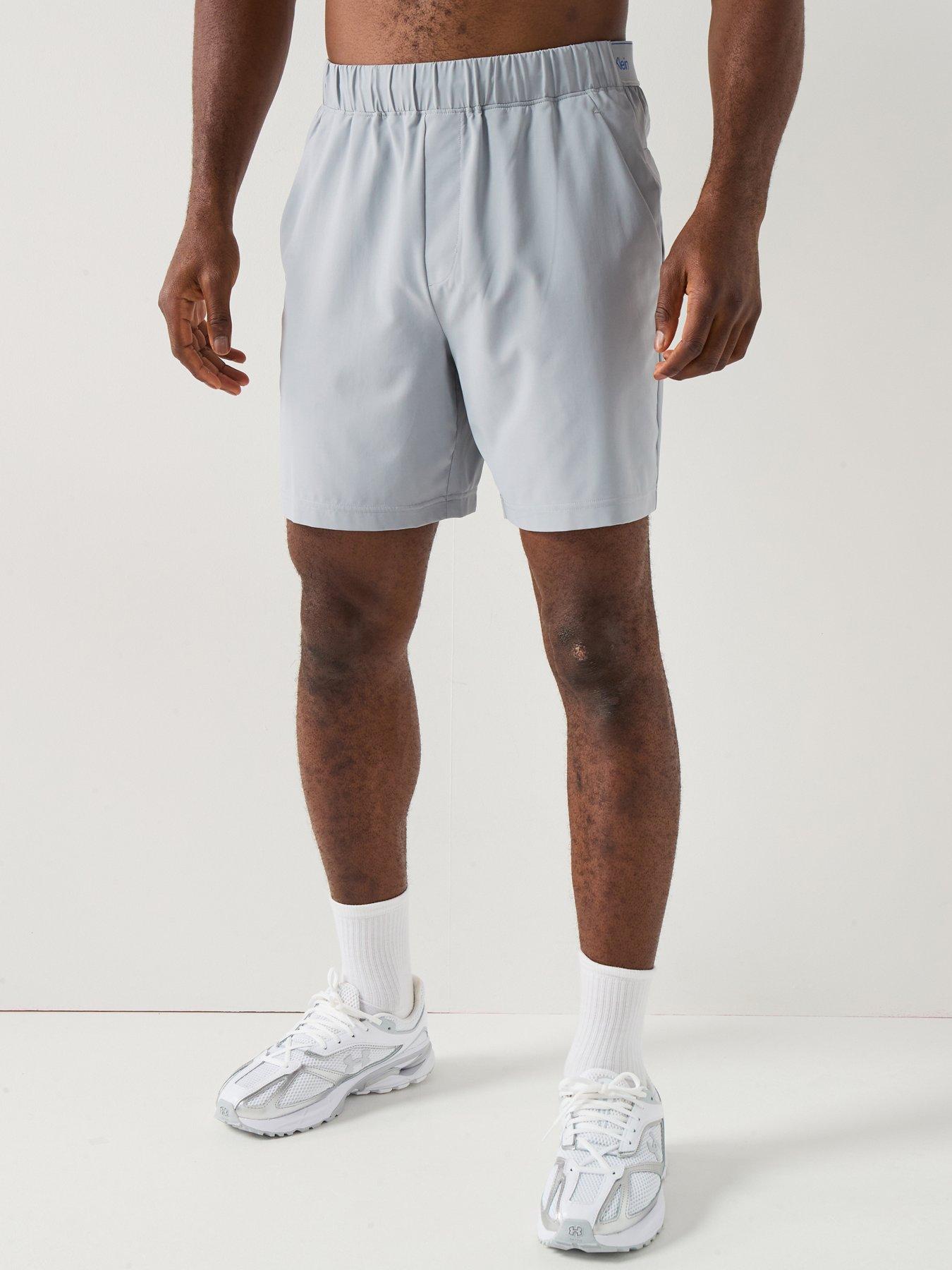 undefined CK Icon Performance Woven Shorts - Grey