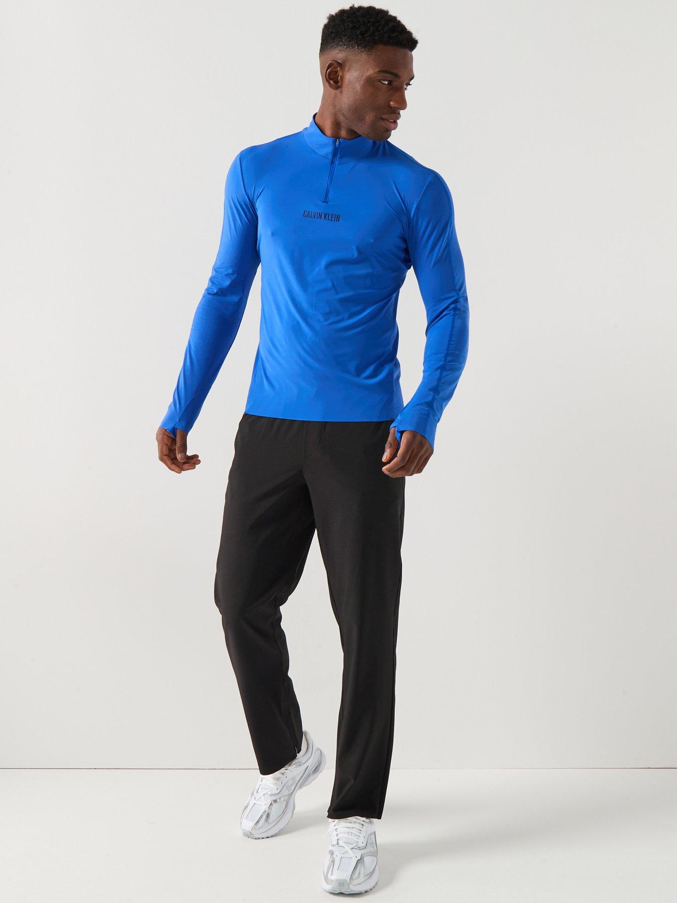 Image 3 of 6 of Calvin Klein Sport CK Intense Power 1/4 Zip Sweat - Blue