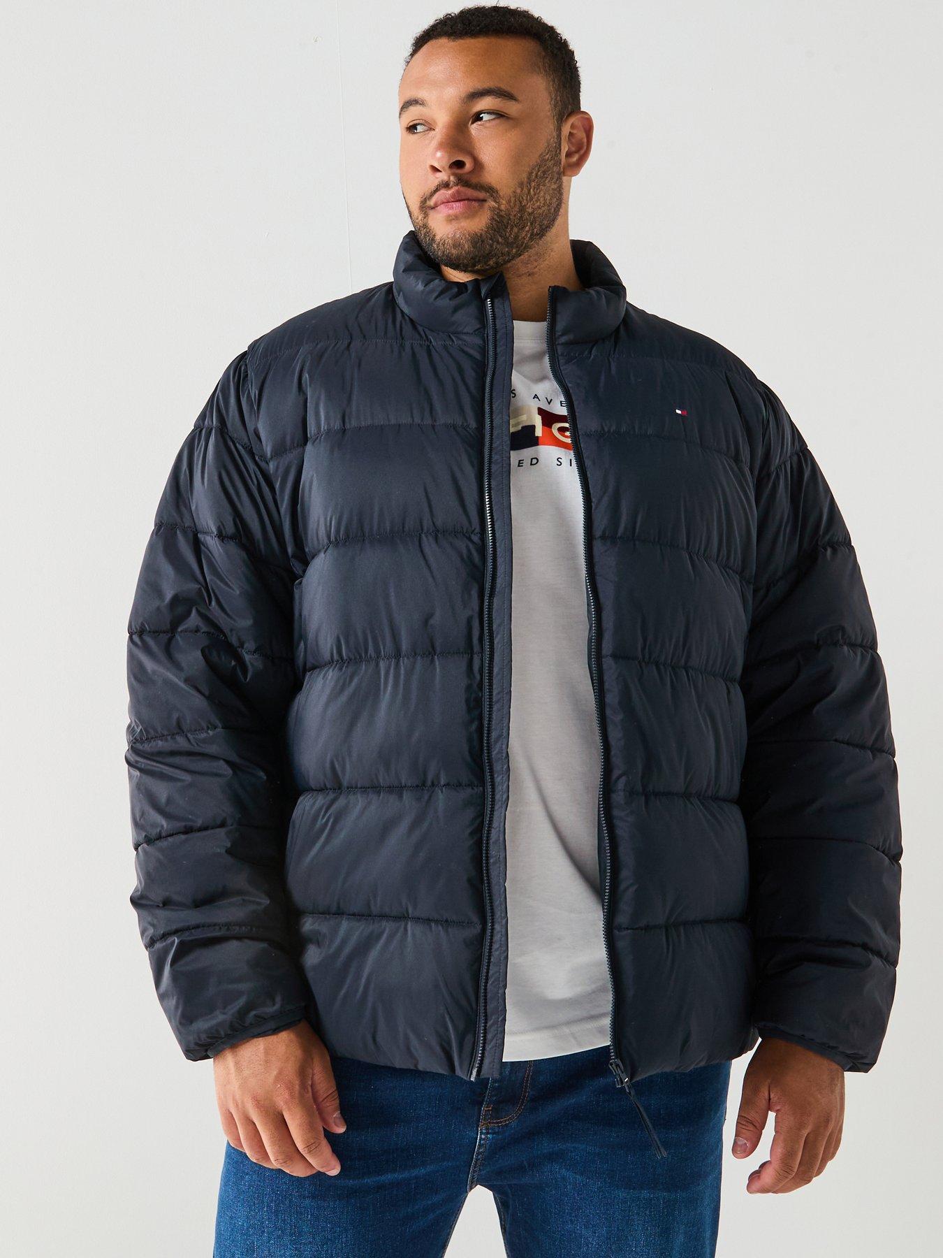 Tommy Hilfiger Big  &  Tall Mid Weight Padded Jacket - Navy