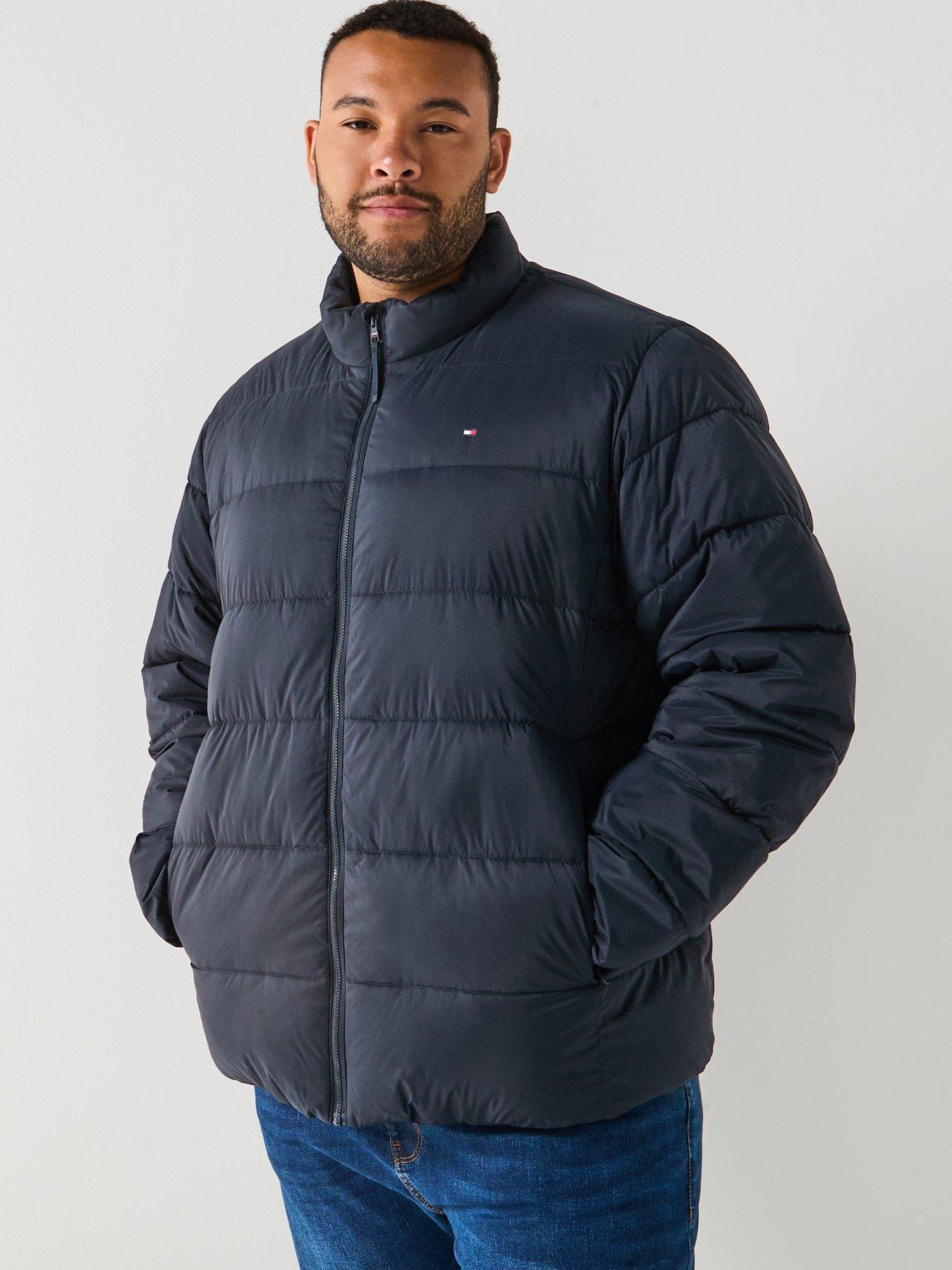Image 6 of 6 of Tommy Hilfiger Big & Tall Mid Weight Padded Jacket - Navy