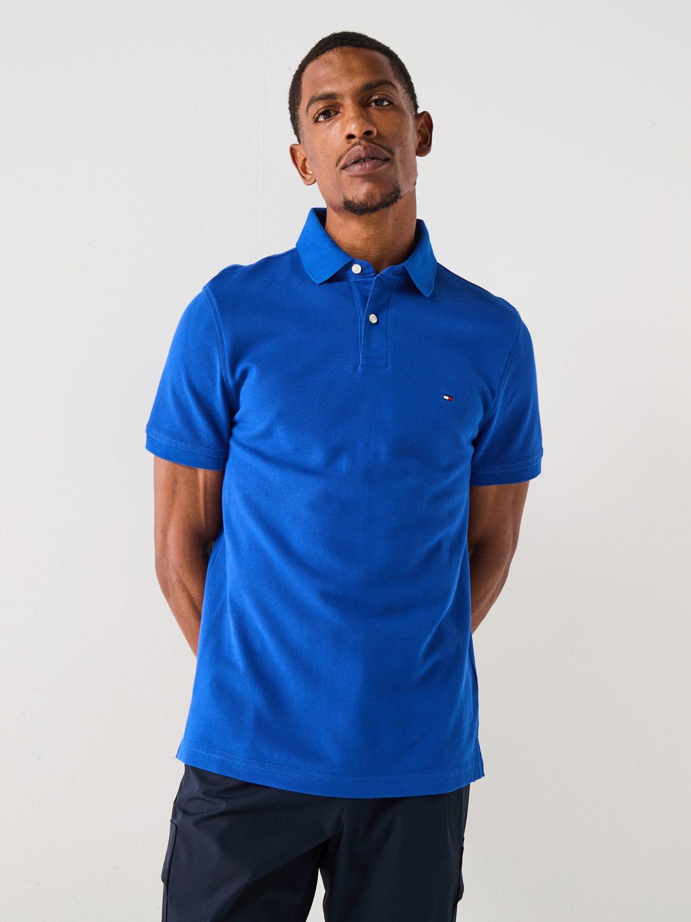 Image 1 of 4 of Tommy Hilfiger 1985 Regular Fit Polo Shirt - Bright Blue