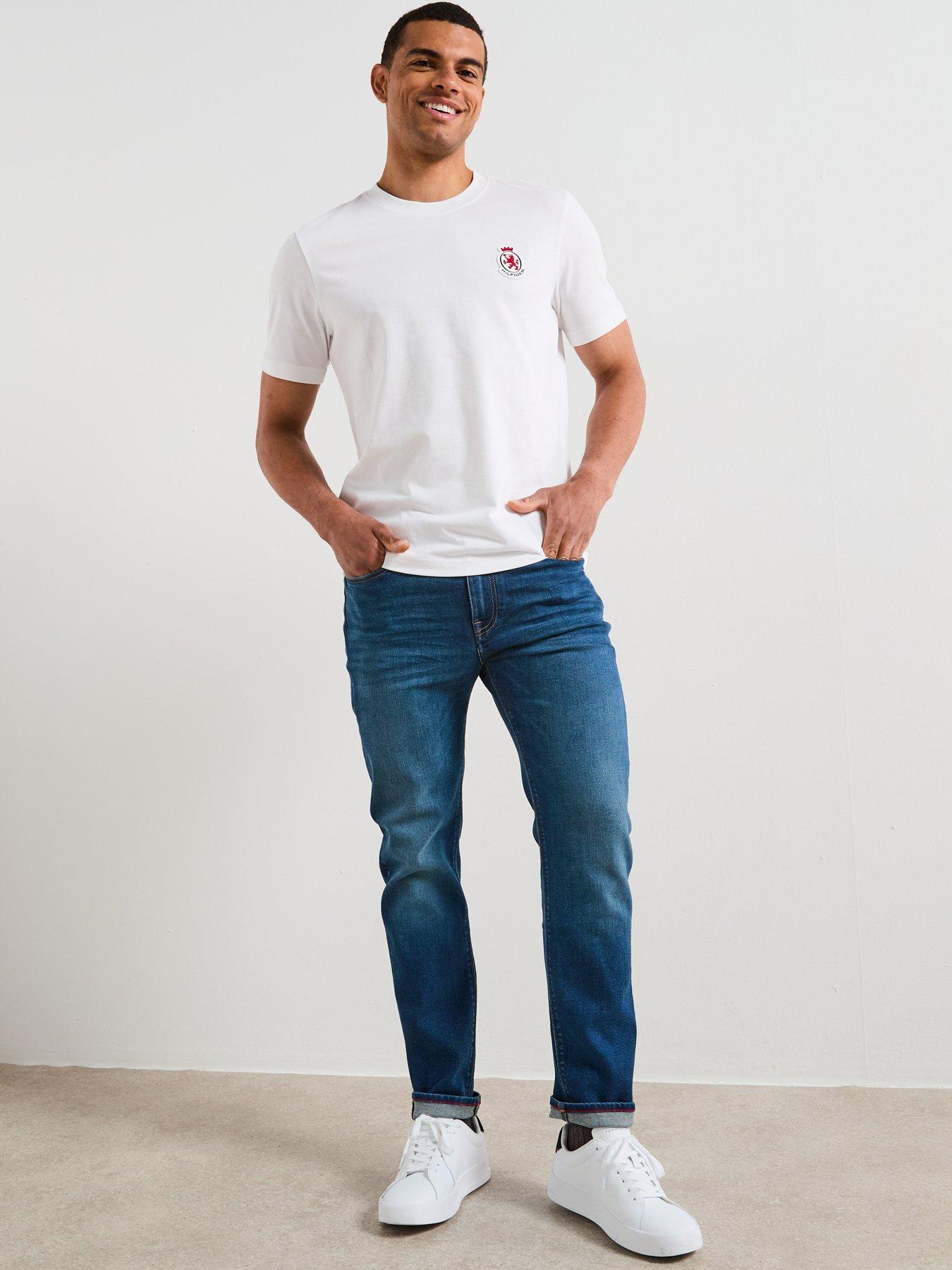 Image 4 of 6 of Tommy Hilfiger Crest Short Sleeve T-Shirt - White
