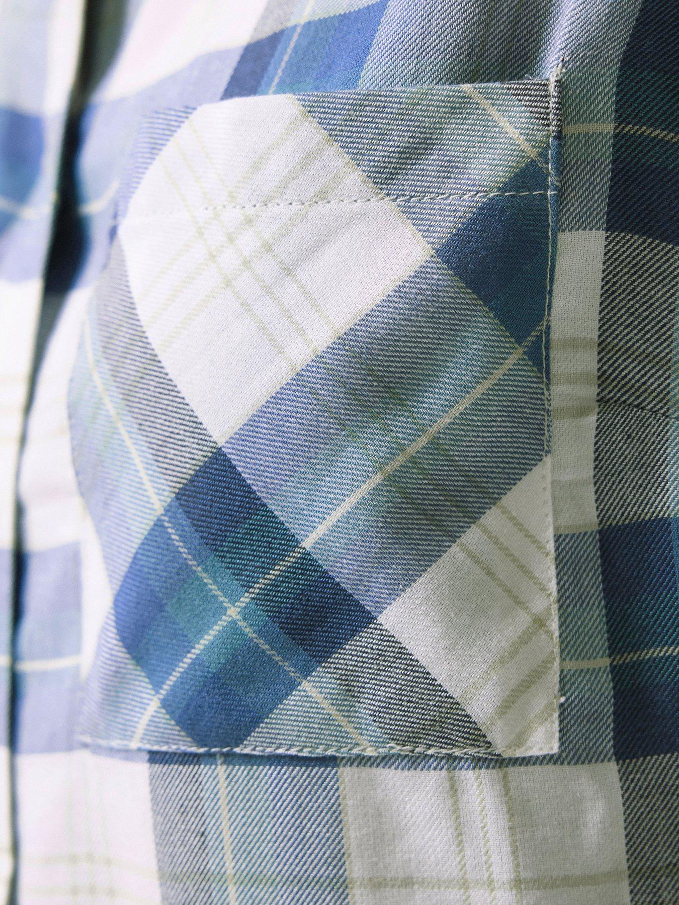  image of mco-check-shirt-blue