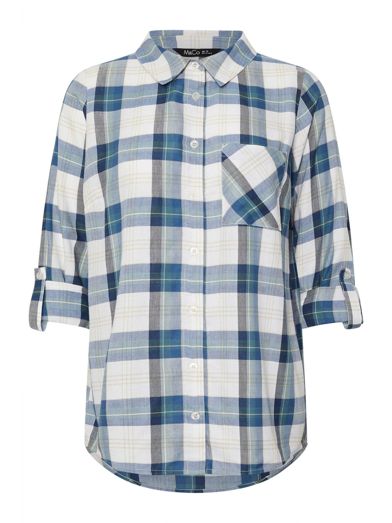  image of mco-check-shirt-blue