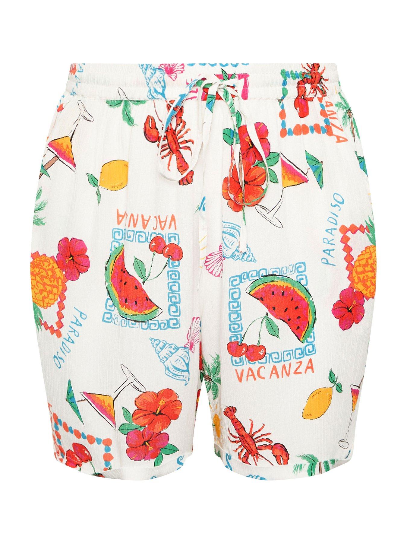  image of yours-curve-crinkle-shorts-white