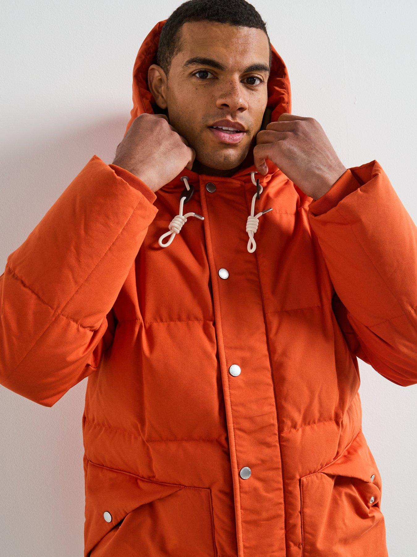 Image 5 of 5 of Tommy Hilfiger Square Baffled Down Parka - Orange