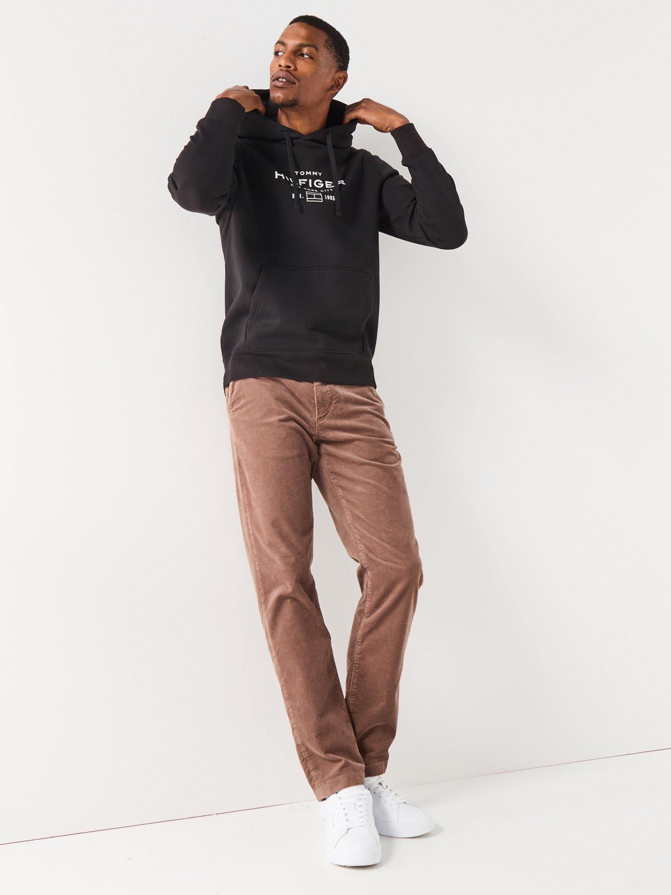 Image 3 of 4 of Tommy Hilfiger Oval Graphic Hoodie - Black