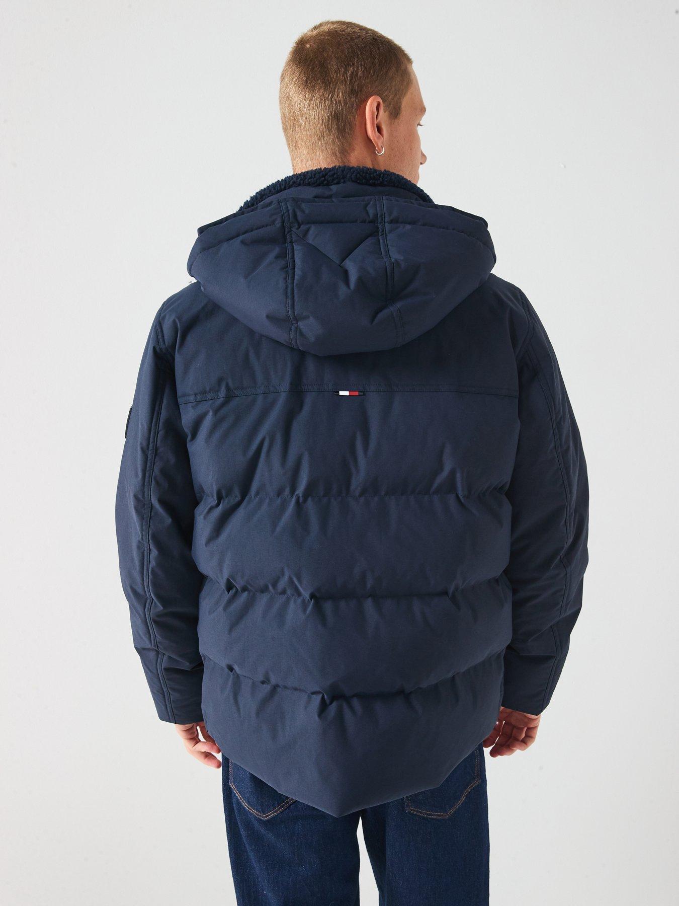 Image 2 of 6 of Tommy Hilfiger Rockie Utility Hooded Jacket - Navy