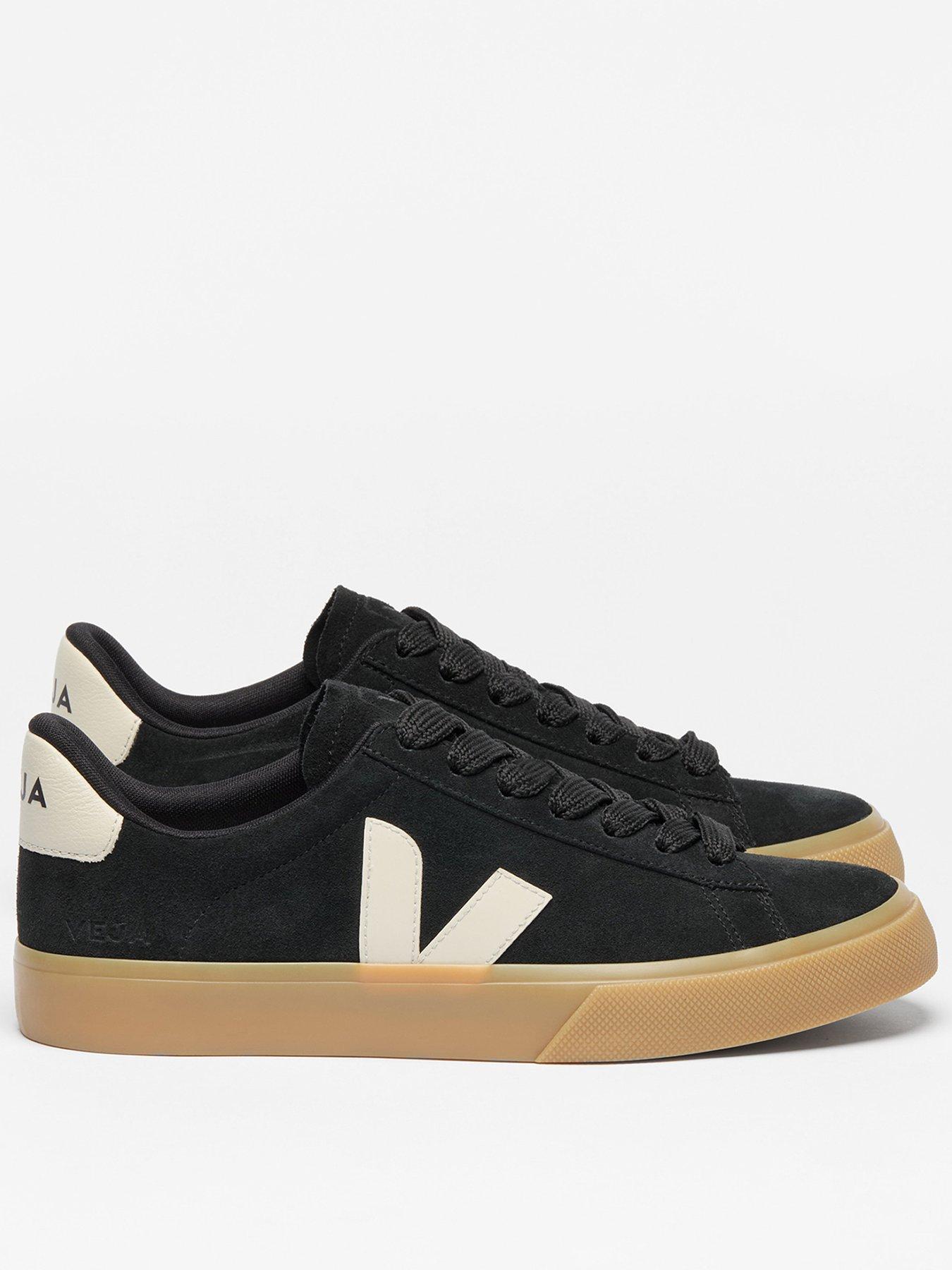 undefined Mens Campo Bold Suede Trainer- Black