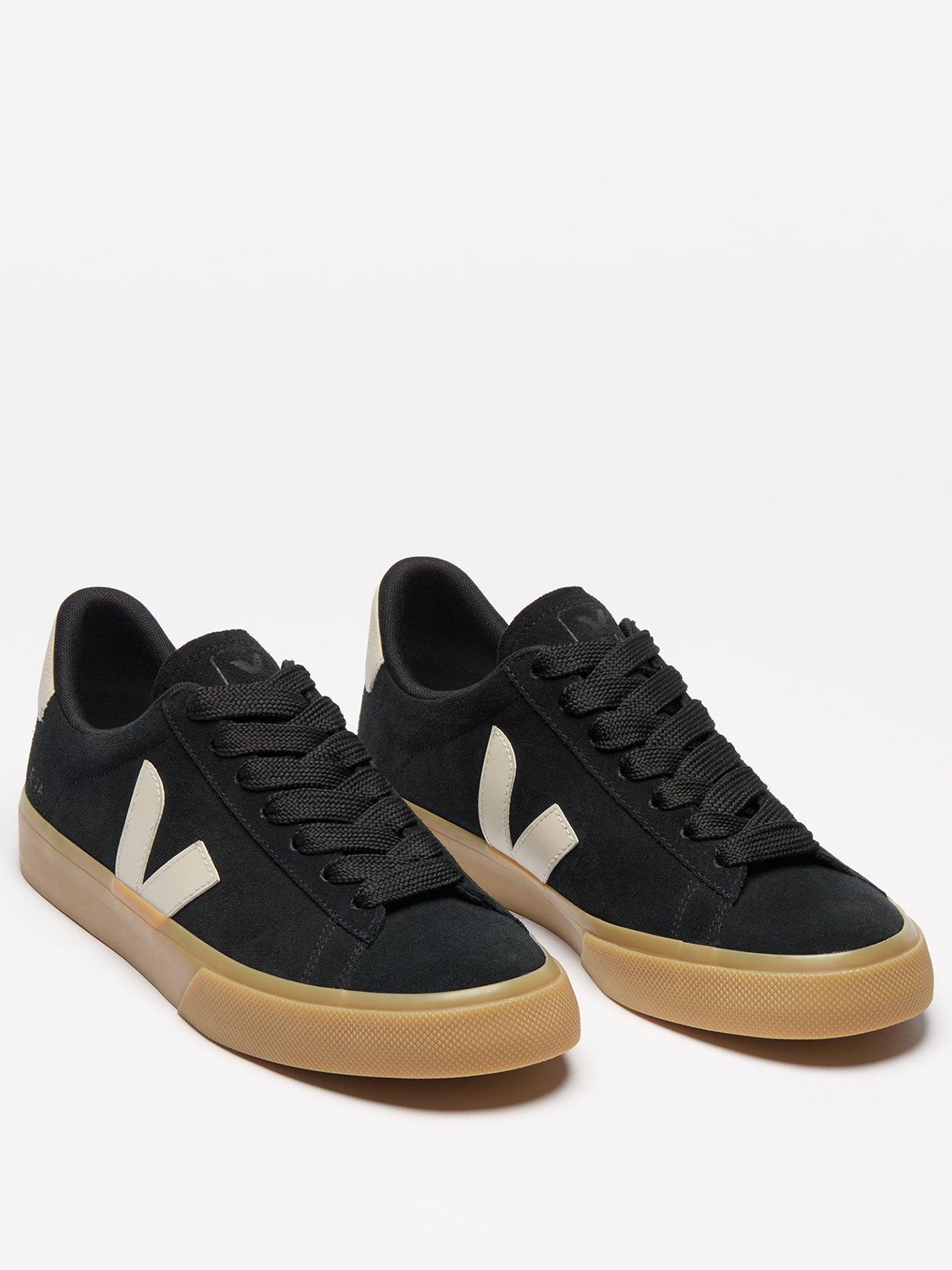 Image 2 of 3 of Veja Mens Campo Bold Suede Trainer- Black