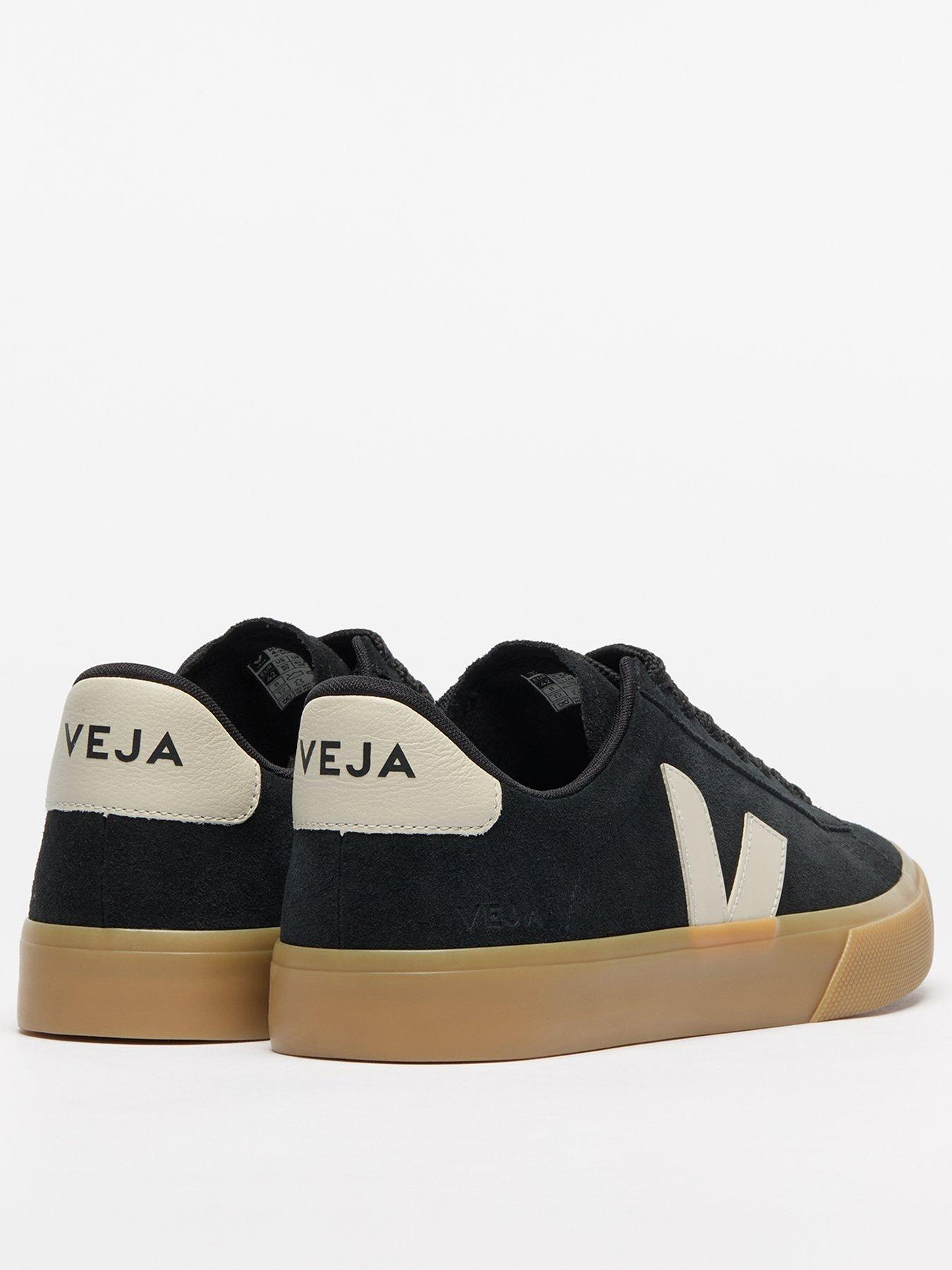 Image 3 of 3 of Veja Mens Campo Bold Suede Trainer- Black