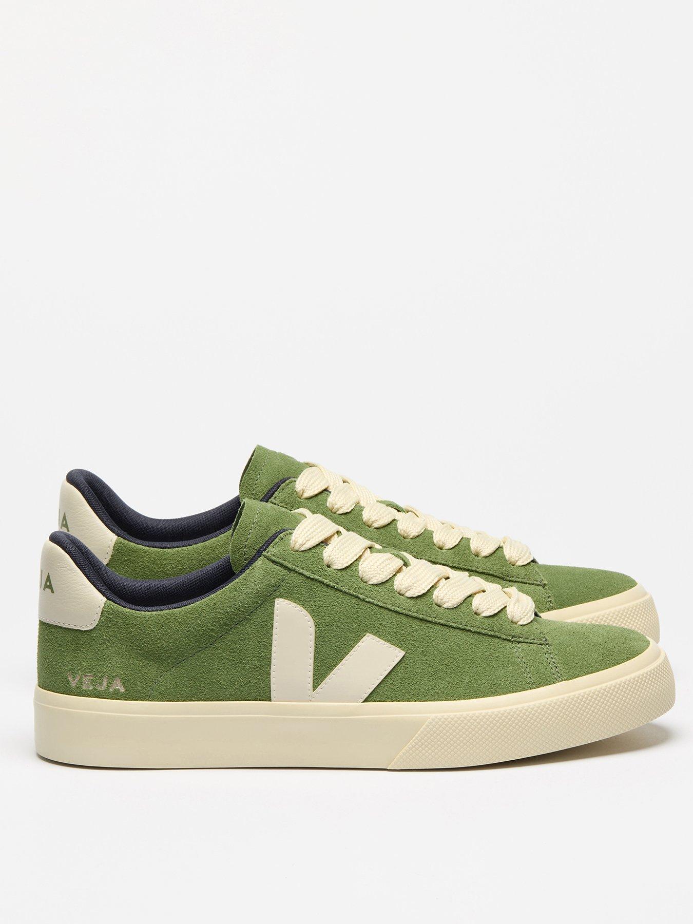 undefined Mens Campo Bold Suede Trainer-green