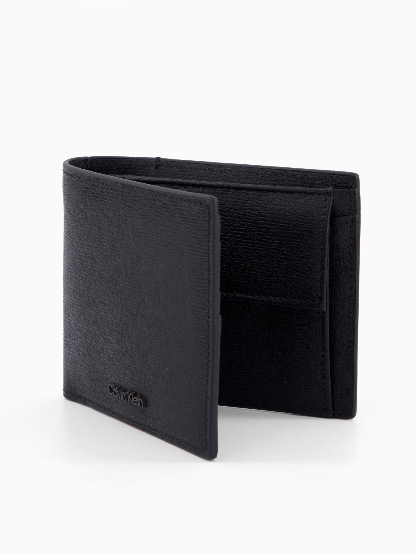  image of calvin-klein-saffiano-billfold-wallet-black