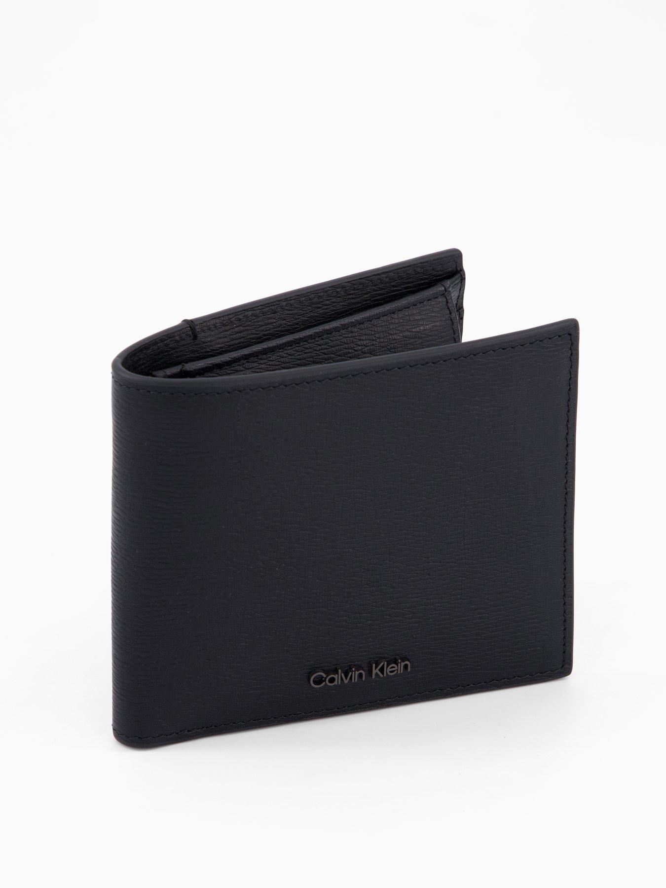  image of calvin-klein-saffiano-billfold-wallet-black