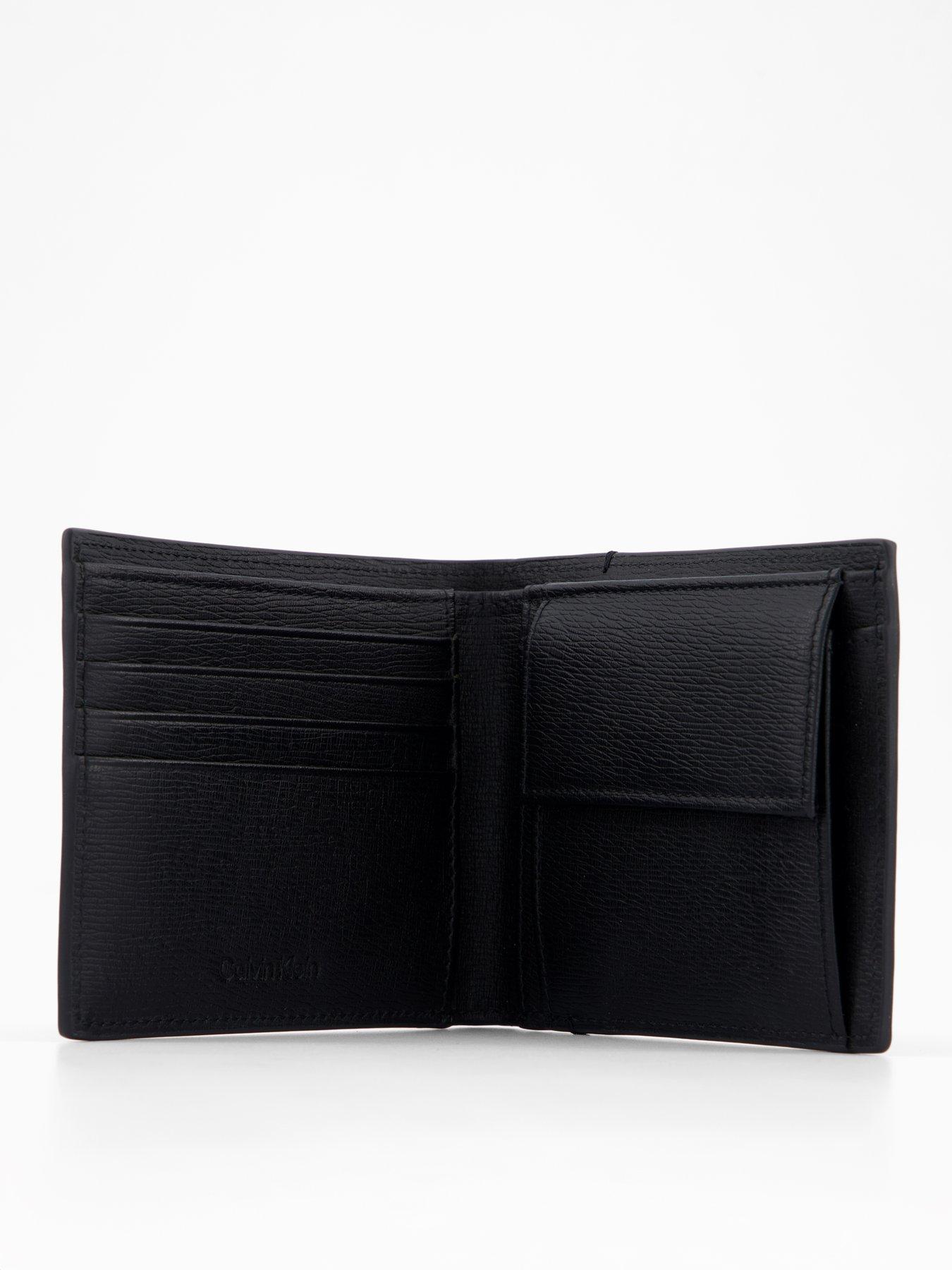  image of calvin-klein-saffiano-billfold-wallet-black