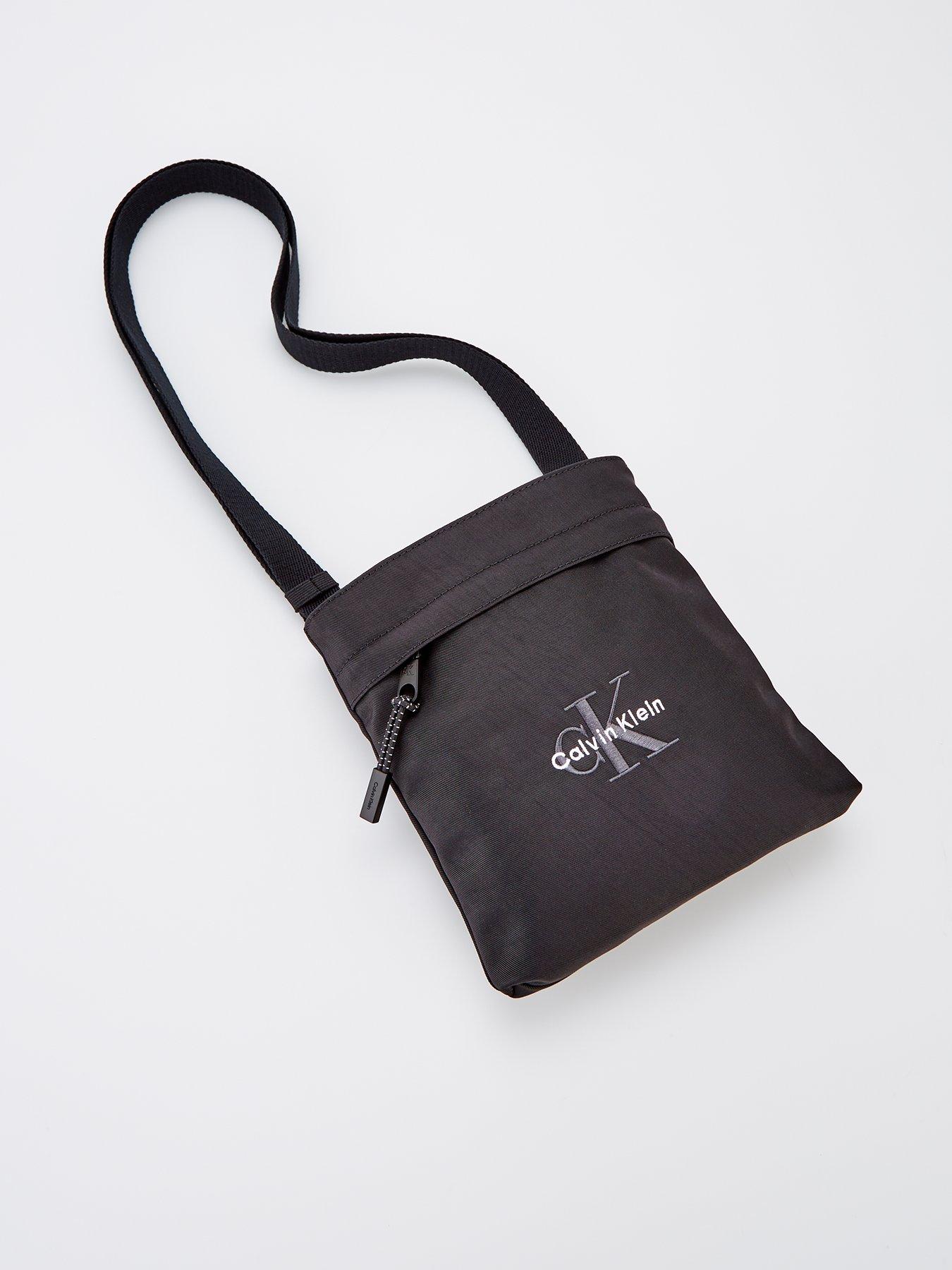 Image 2 of 4 of Calvin Klein Bold Flatpack Cross Body Bag - Black