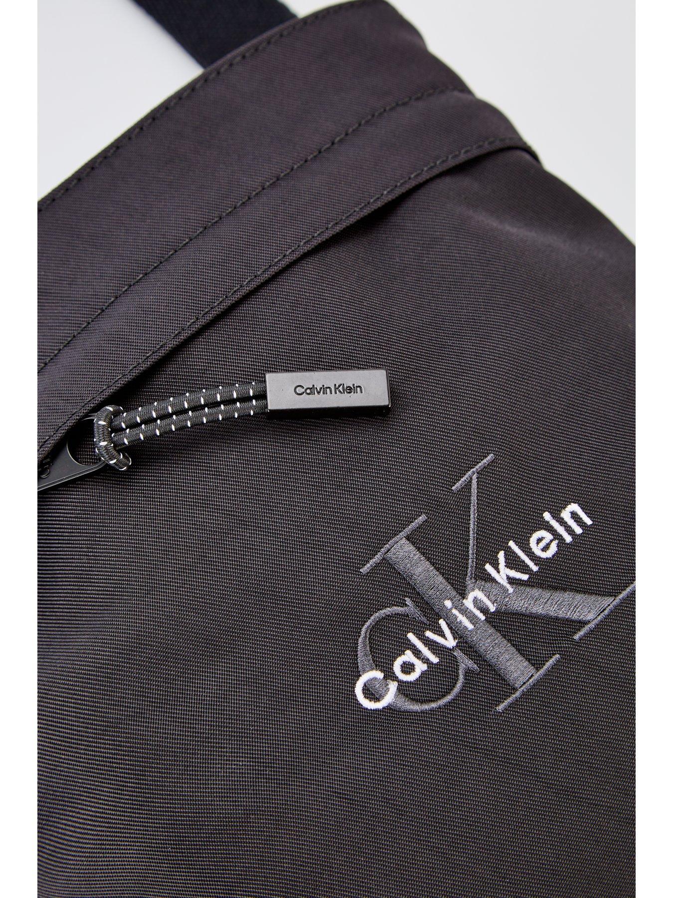 Image 3 of 4 of Calvin Klein Bold Flatpack Cross Body Bag - Black