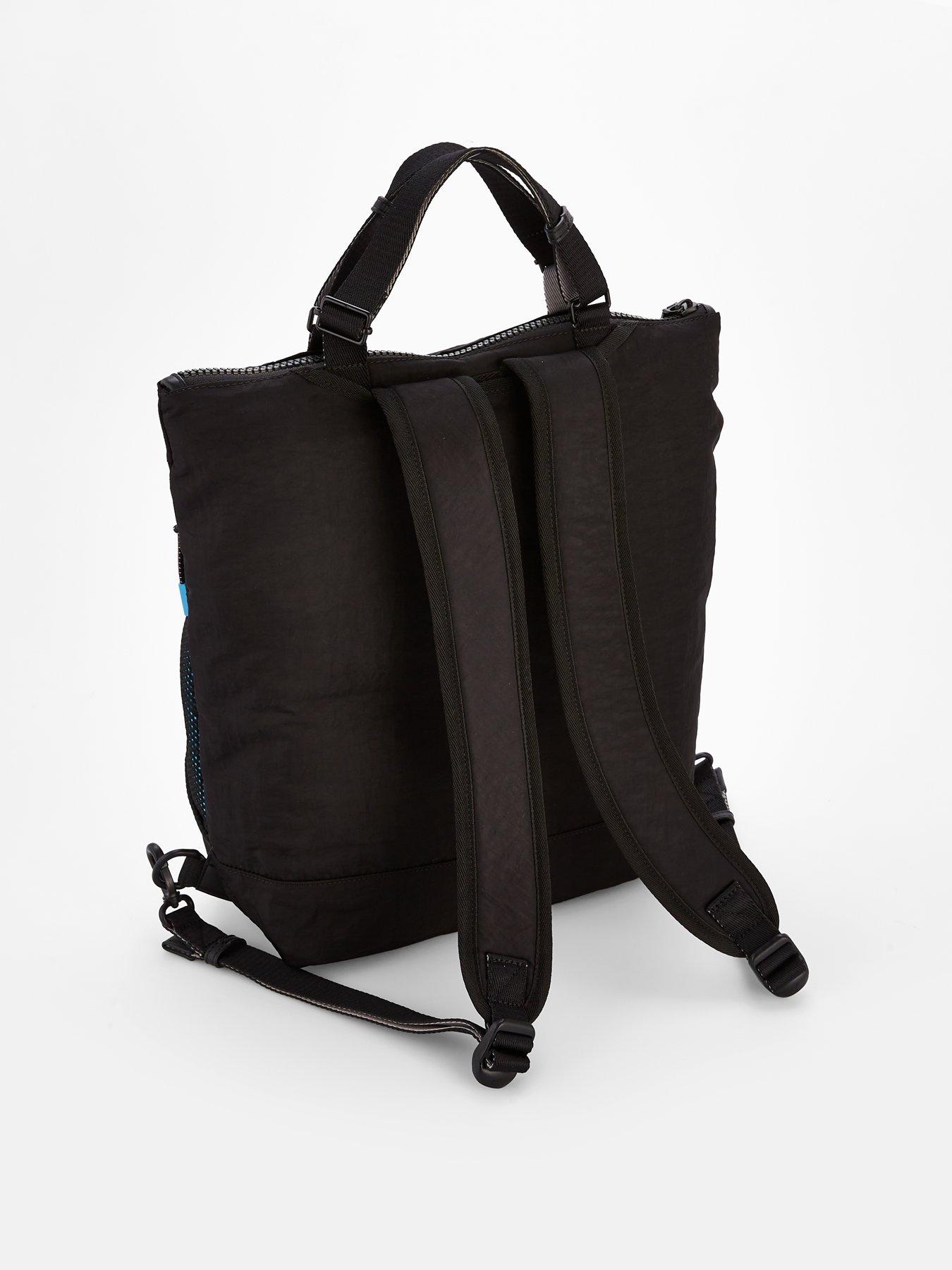 Image 2 of 5 of Calvin Klein Mesh Convertible Helmet Backpack - Black