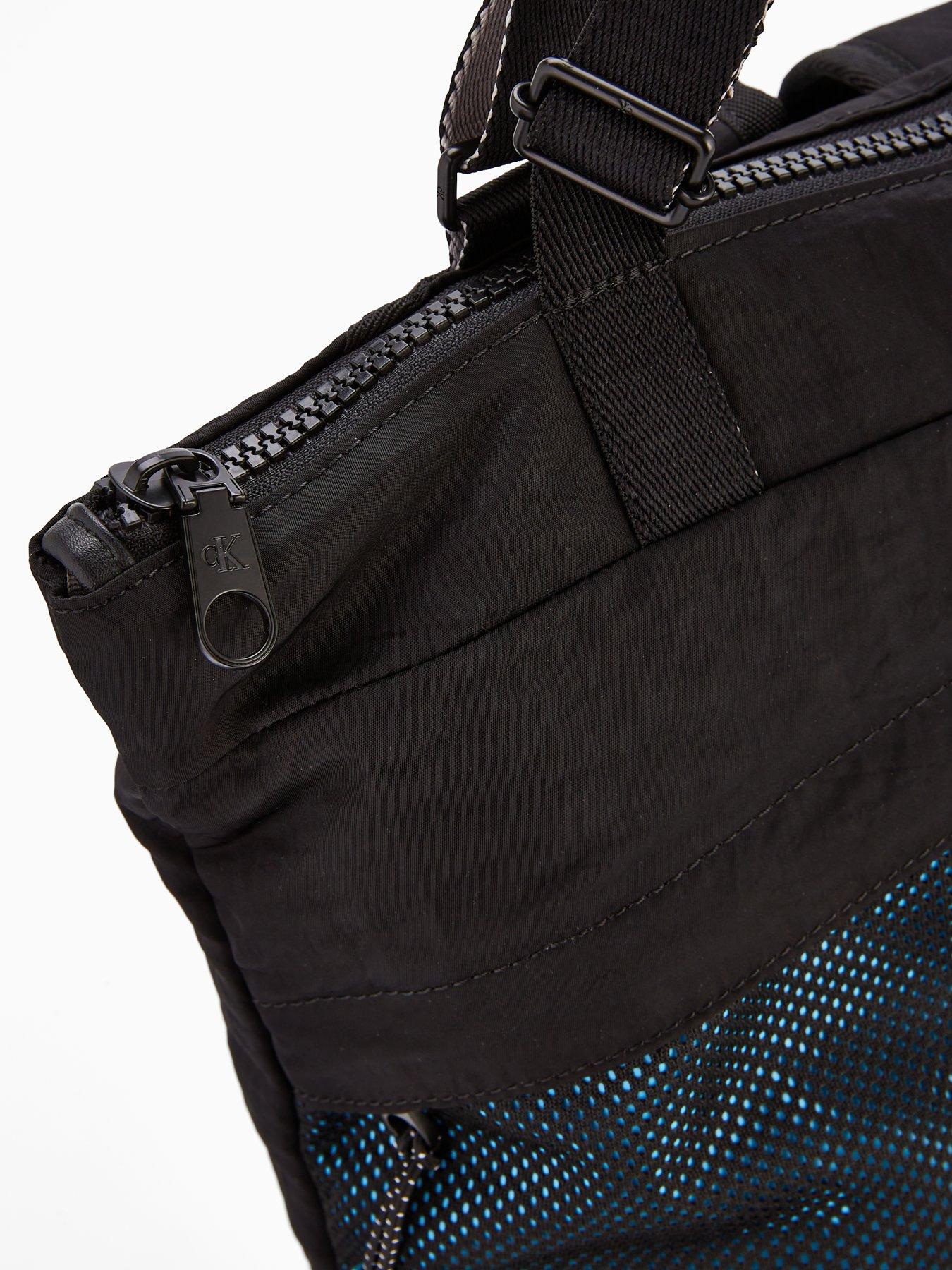 Image 3 of 5 of Calvin Klein Mesh Convertible Helmet Backpack - Black