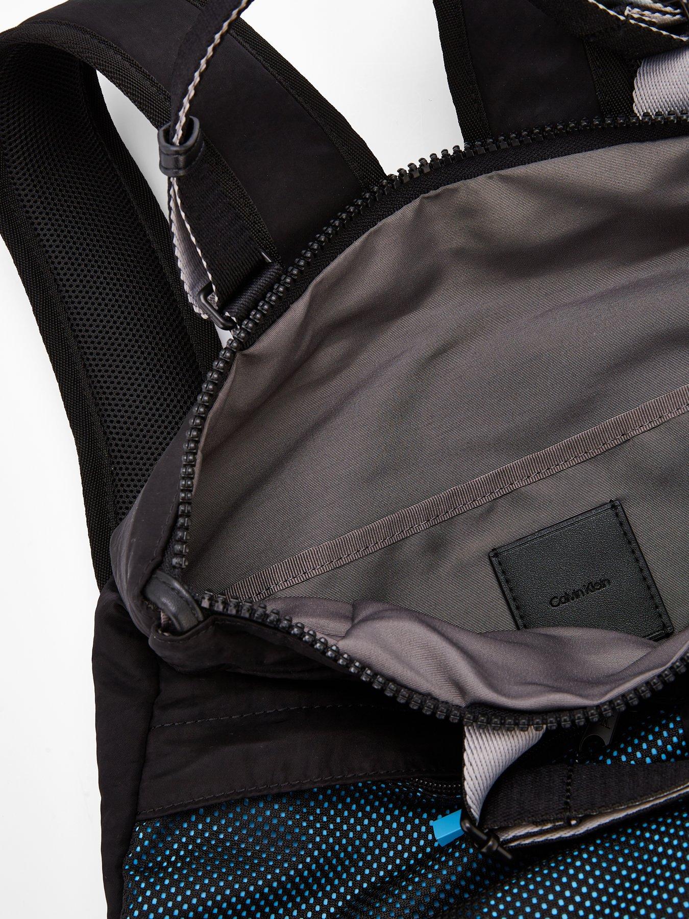 Image 5 of 5 of Calvin Klein Mesh Convertible Helmet Backpack - Black