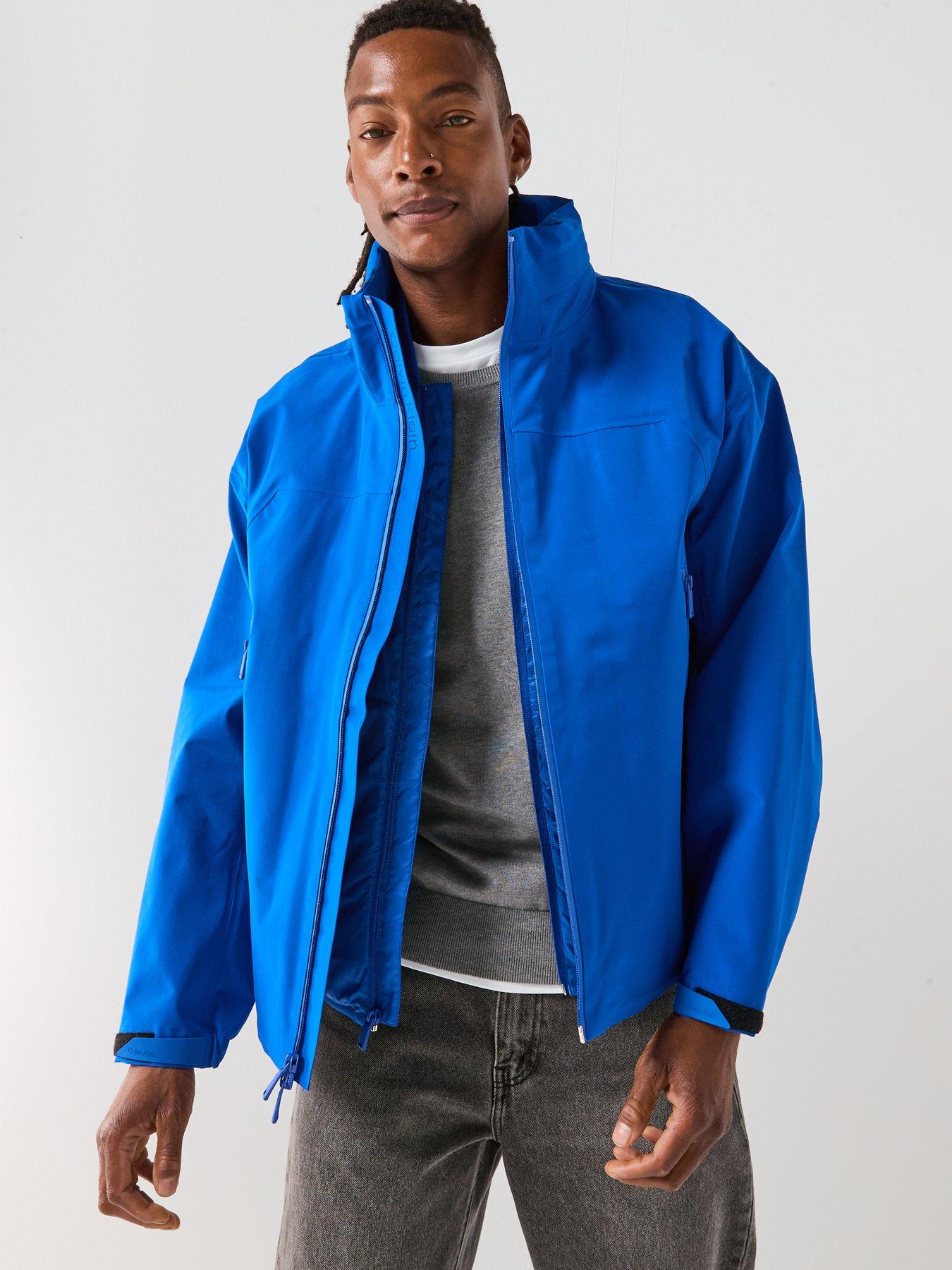 undefined 3 In 1 Stand Collar Tech Jacket - Bright Blue