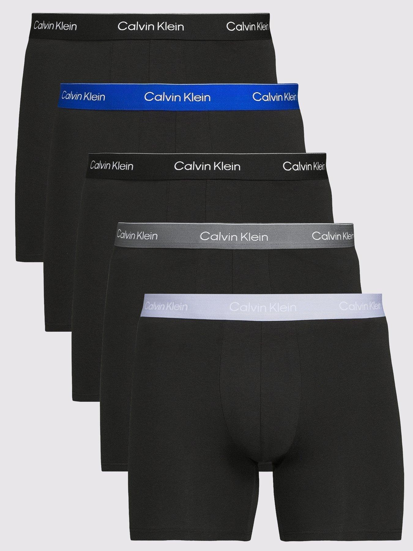 Calvin Klein Underwear 5 Pack Icon Cotton Stretch Boxer Brief - Black