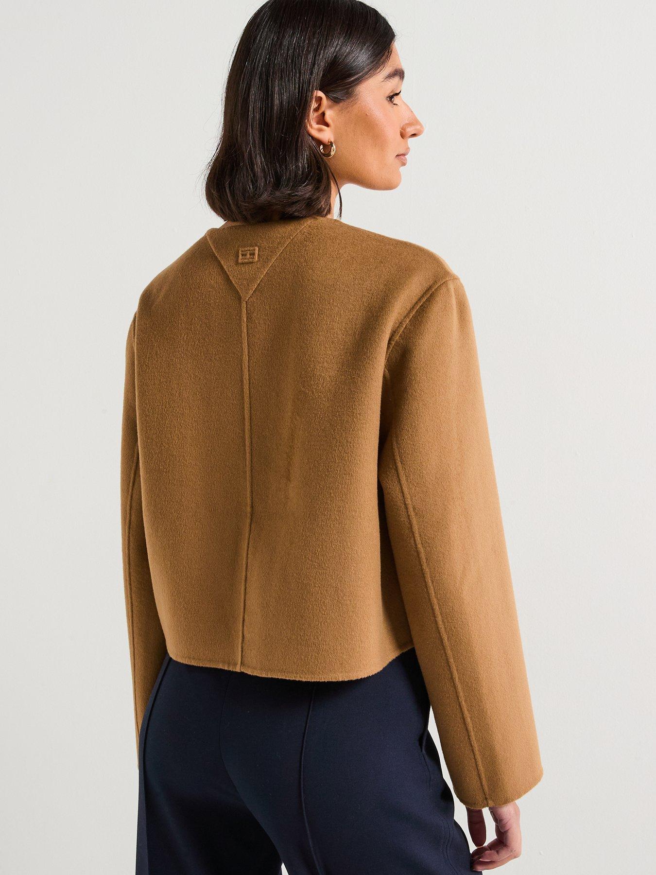 Image 2 of 6 of Tommy Hilfiger Wool Tailored Jacket - Green