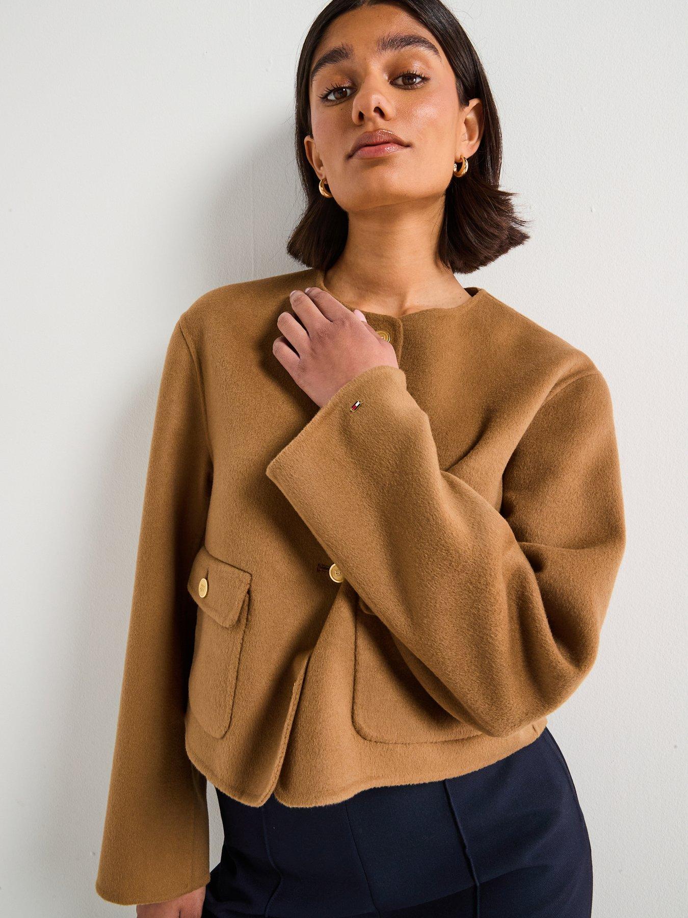 Image 4 of 6 of Tommy Hilfiger Wool Tailored Jacket - Green