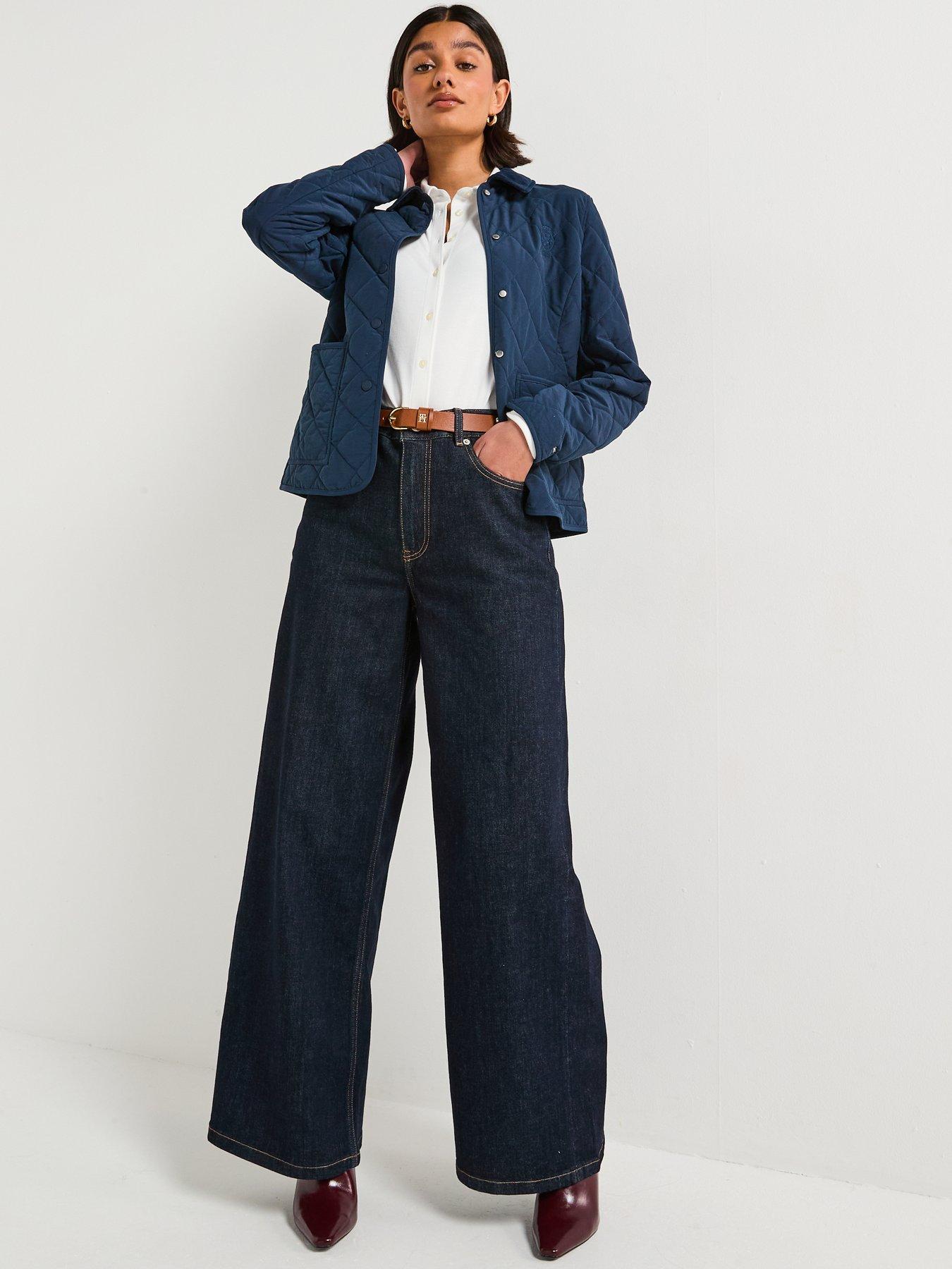 Image 6 of 6 of Tommy Hilfiger Padded Quilted Slim Coat - Blue