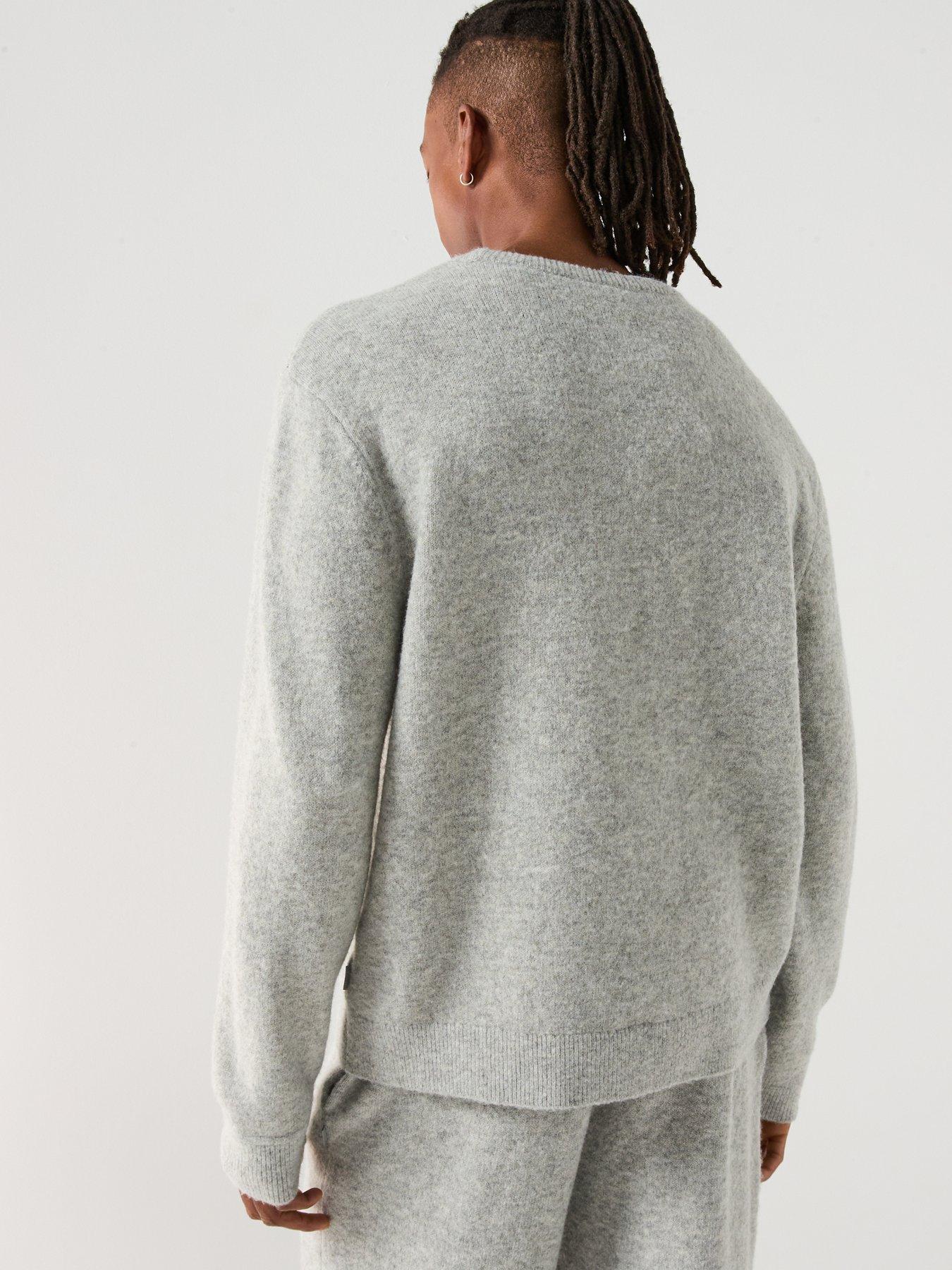 Image 2 of 6 of Calvin Klein Loungewear Cosy Knitted Top - Grey