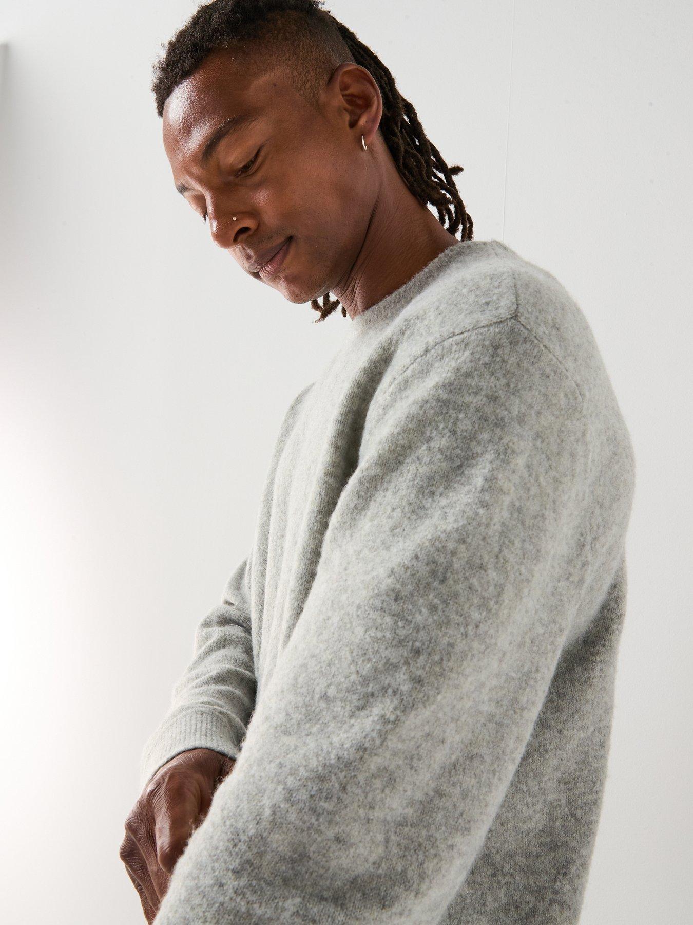 Image 6 of 6 of Calvin Klein Loungewear Cosy Knitted Top - Grey