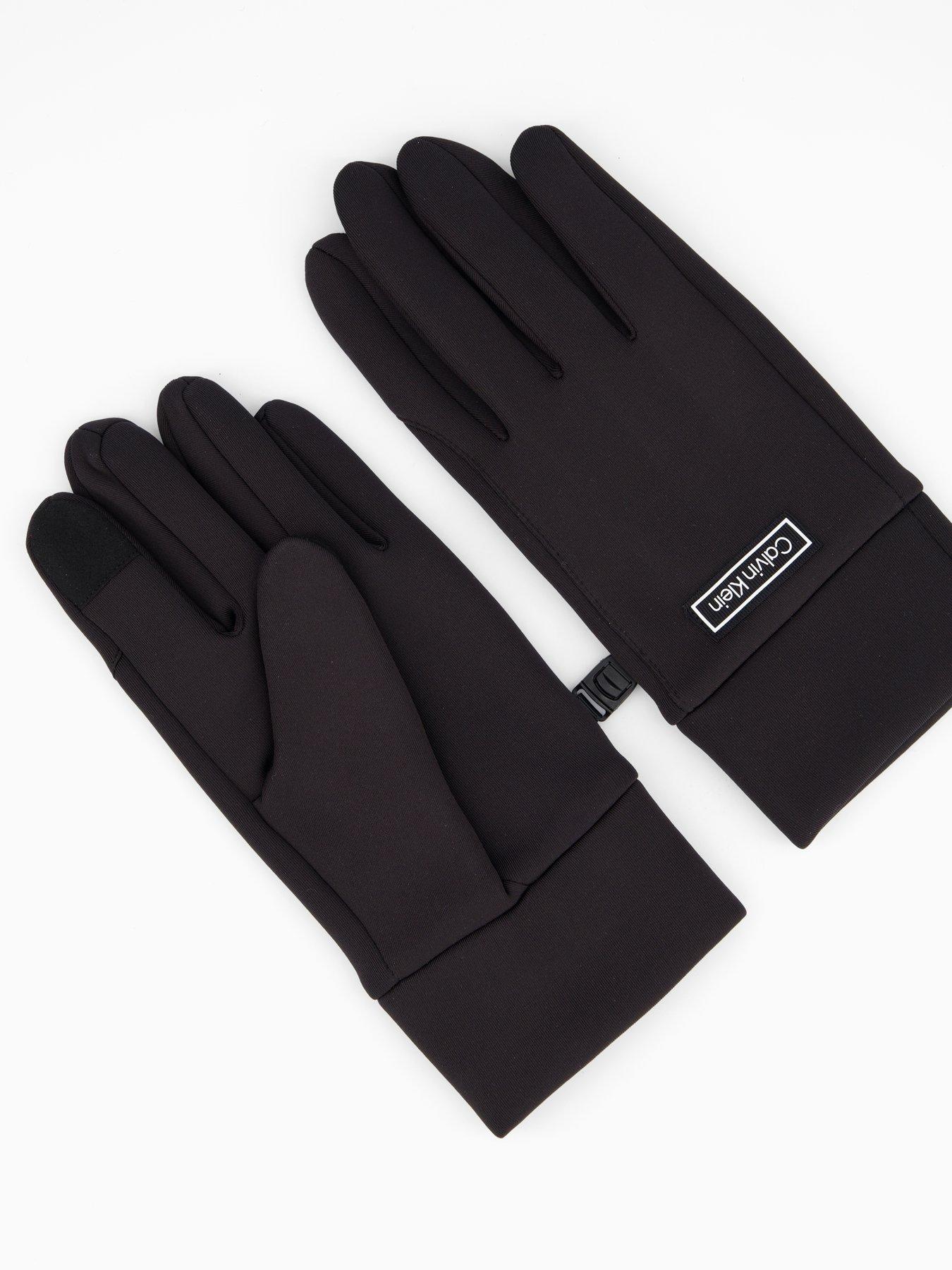 Image 2 of 3 of Calvin Klein Tech Nylon Gloves - Black