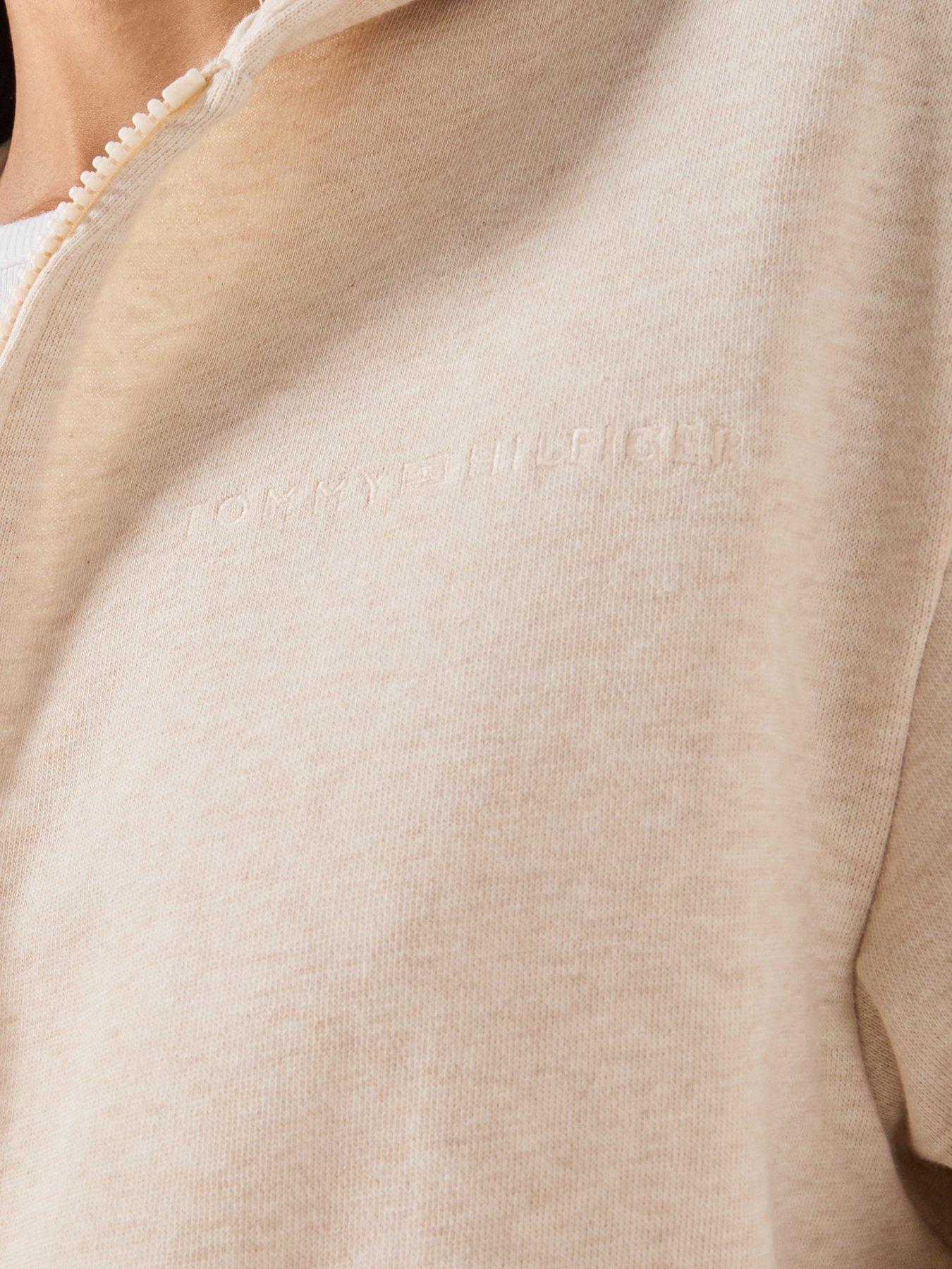 Image 5 of 6 of Tommy Hilfiger Full Zip Hoodie - Beige