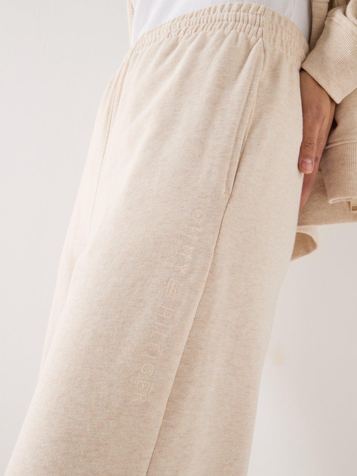 Image 4 of 6 of Tommy Hilfiger Wide Leg Pants - Beige
