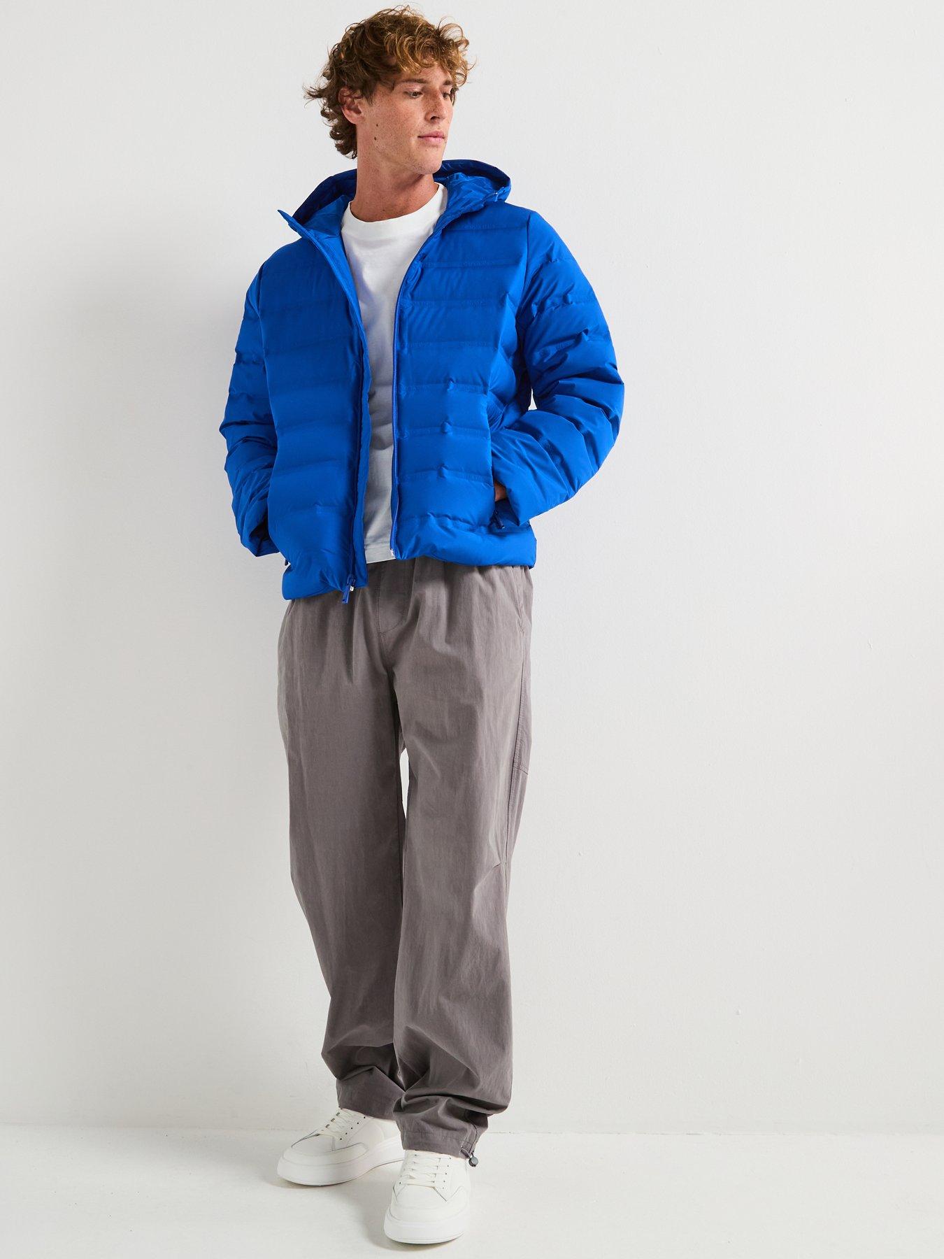 Image 3 of 4 of Calvin Klein Packable Embossed Logo Quilted Jacket - Bright Blue