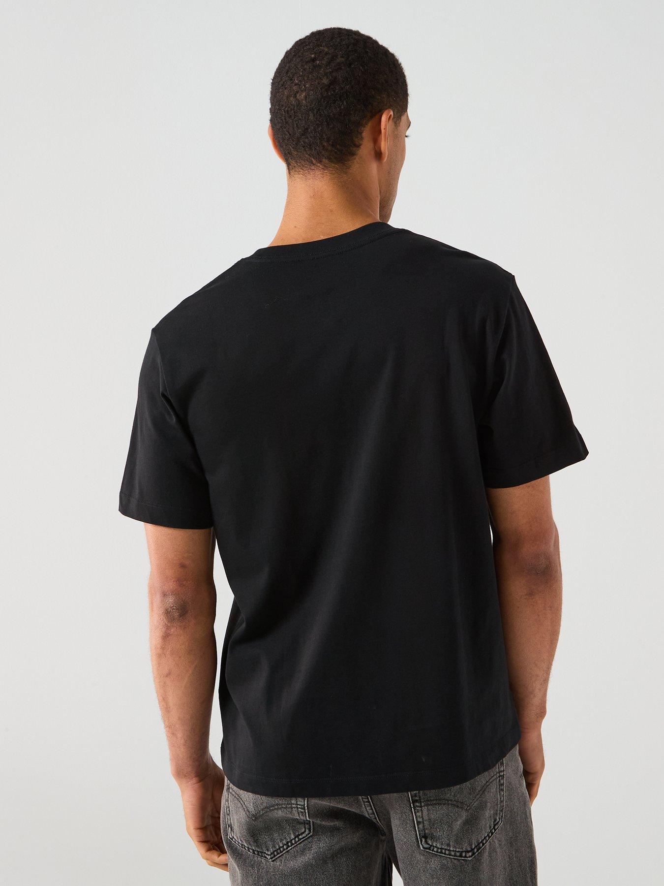 Image 2 of 6 of Calvin Klein Ck Overlap Logo Graphic T-Shirt - Black