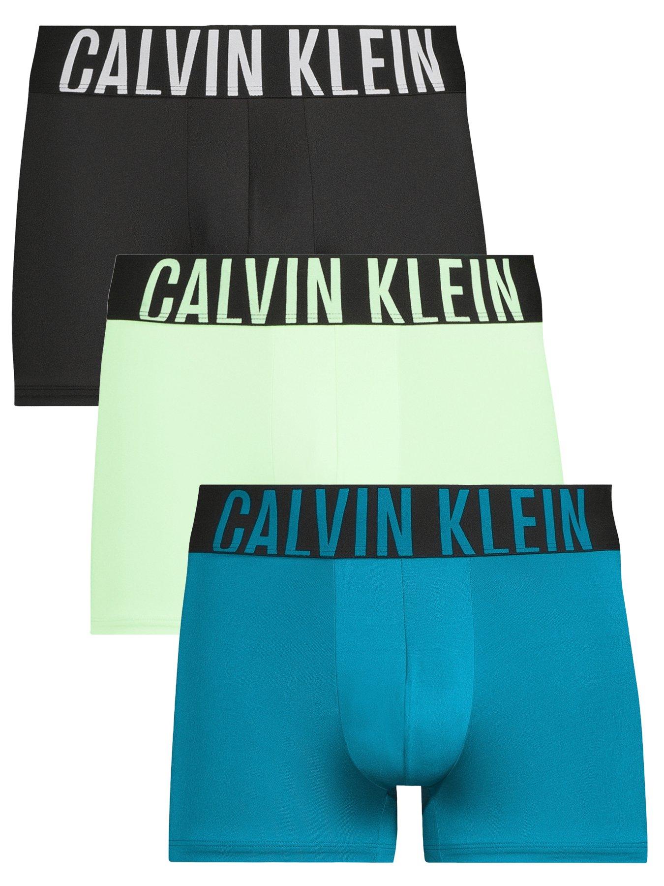 Calvin Klein Underwear 3 Pack Intense Power Microfibre Trunks - Assorted