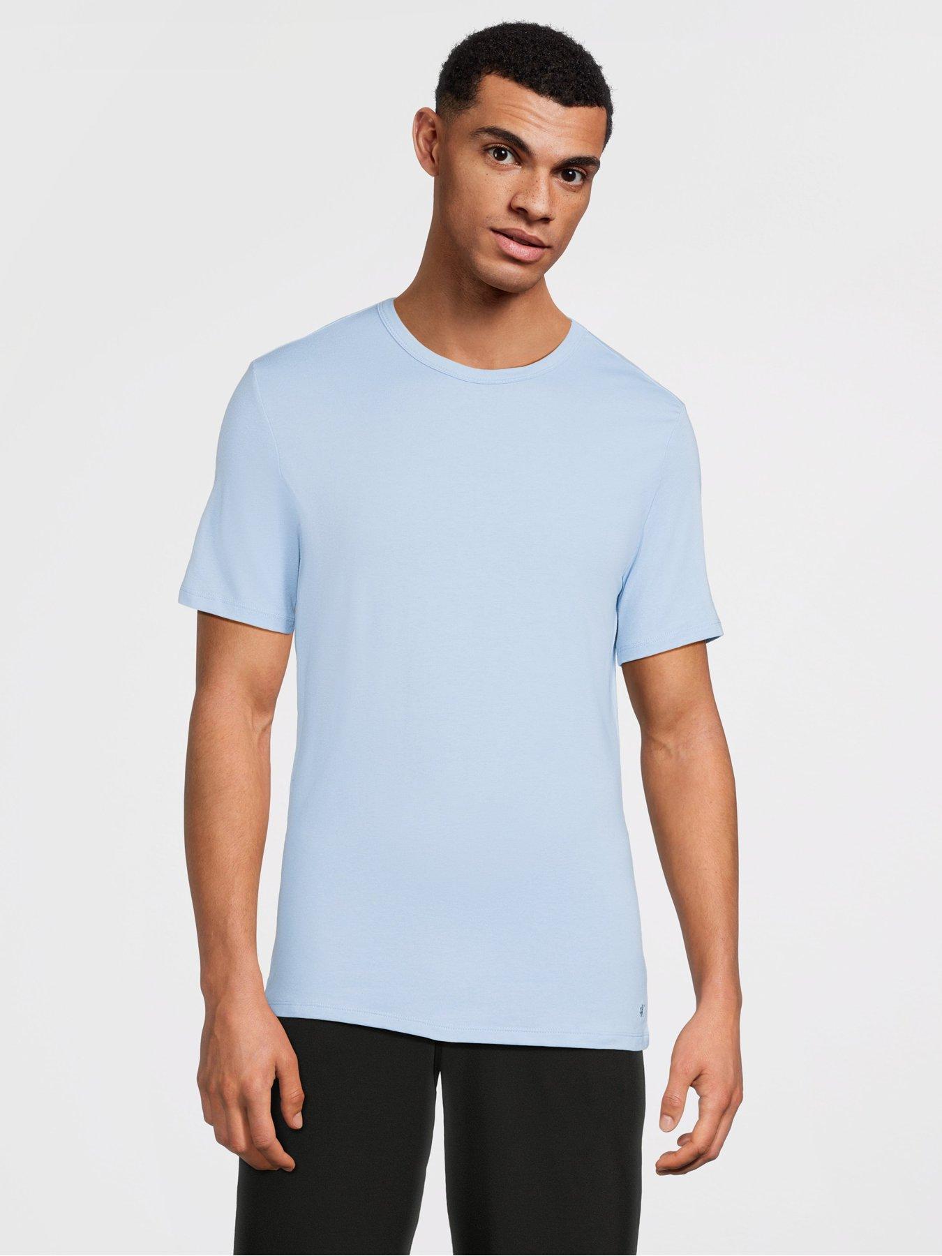 Image 2 of 5 of Calvin Klein 3 Pack Micro Loungewear T-Shirts - Assorted