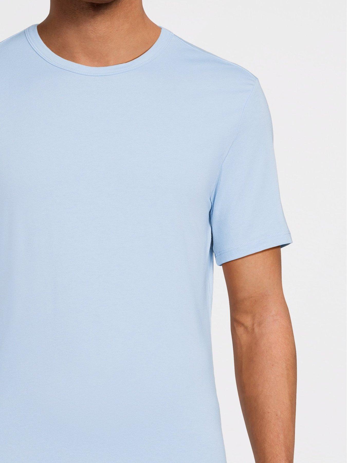 Image 5 of 5 of Calvin Klein 3 Pack Micro Loungewear T-Shirts - Assorted