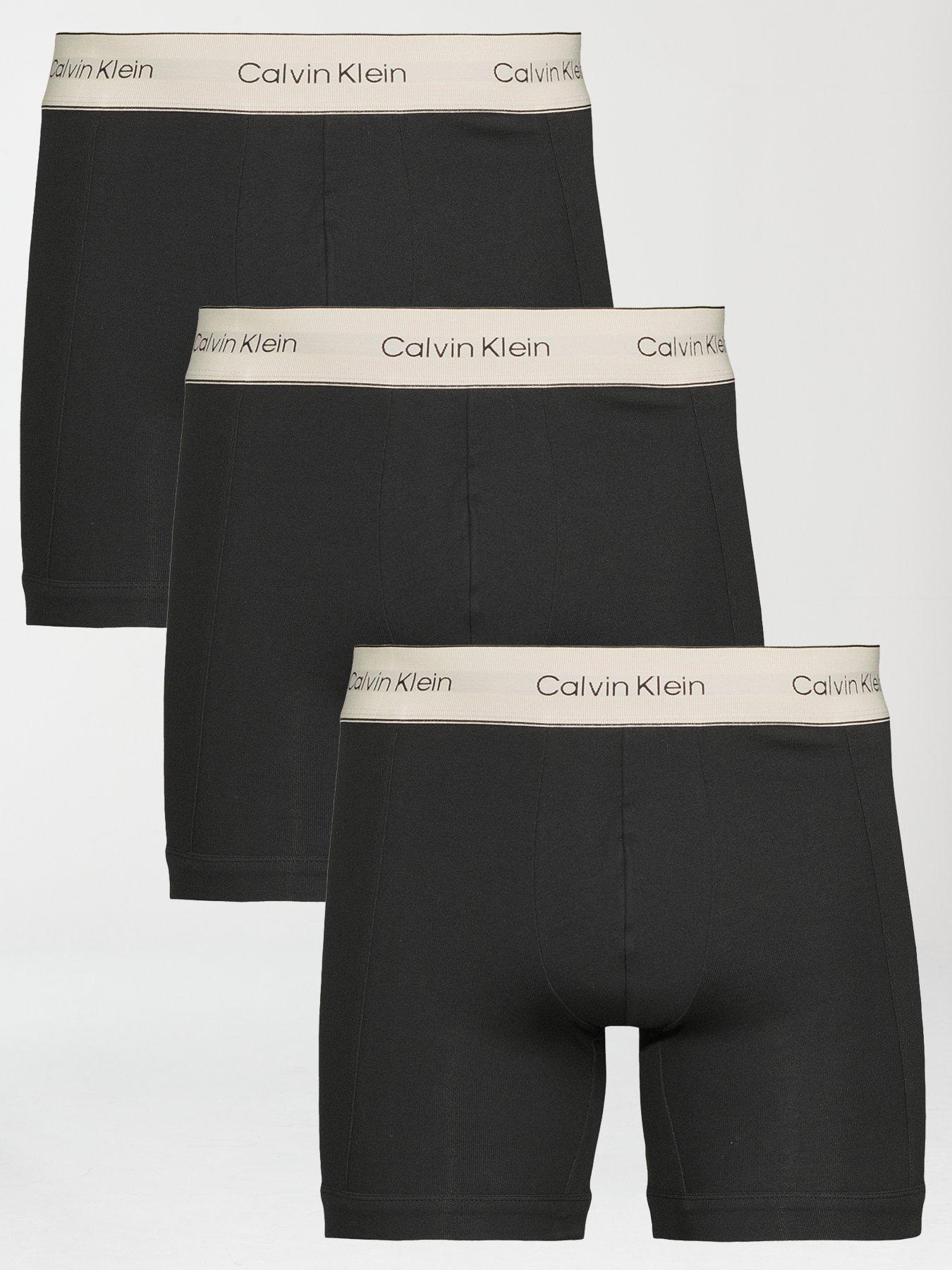 Calvin Klein Calvin Klein Underwear 3 Pack Heritage Cotton Boxer Briefs - Black