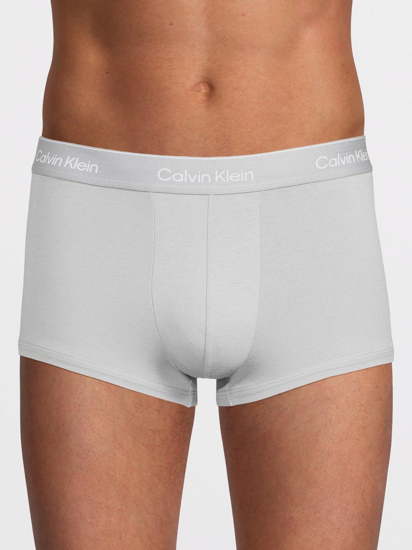 Image 2 of 3 of Calvin Klein Underwear 3 Packs Icon Cotton Stretch Low Rise Trunks - Assorted