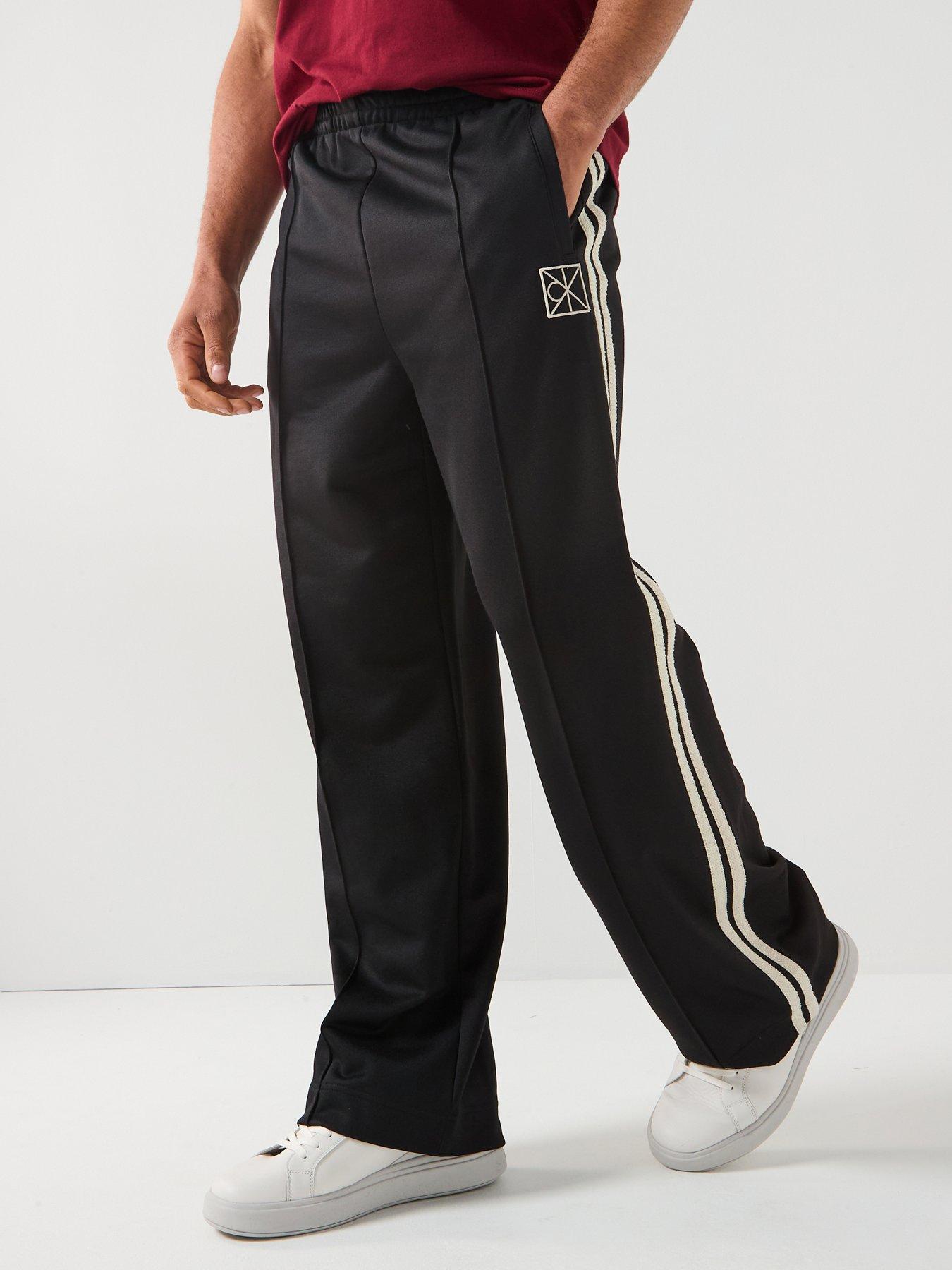 Calvin Klein Calvin Klein Heavyweight Side Stripe Joggers - Black