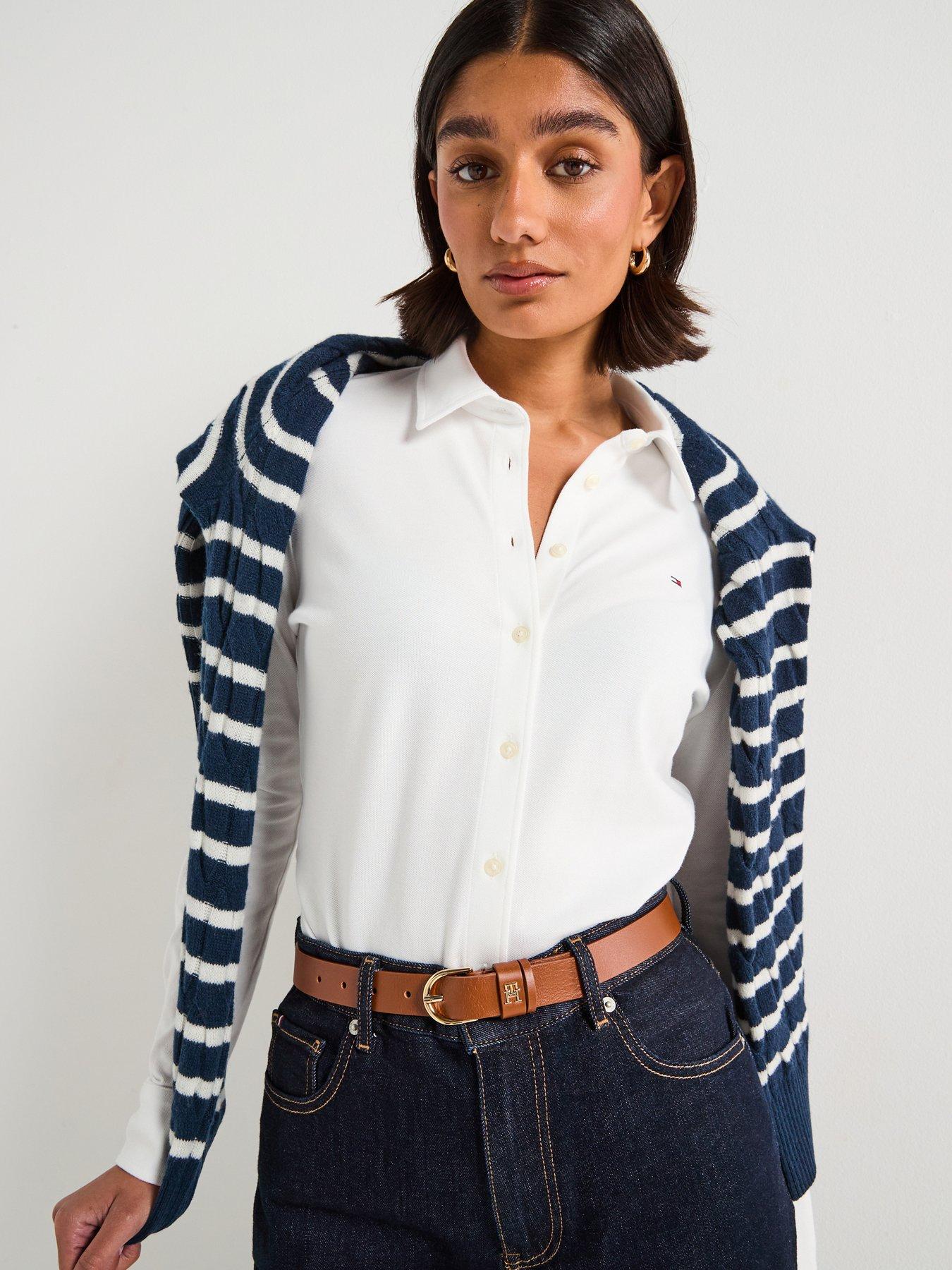 undefined 1985 Fitted Button Down Shirt - Ecru Beige
