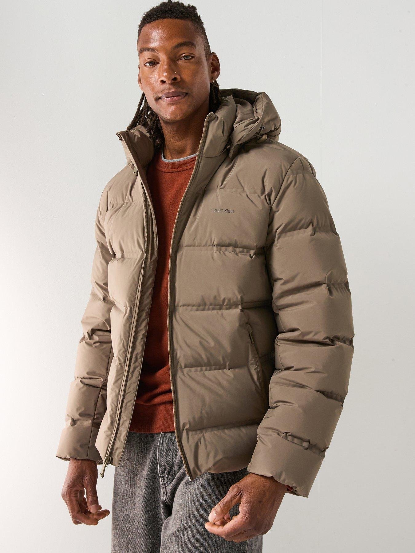 undefined Hooded Quilted Puffer Jacket - Brown