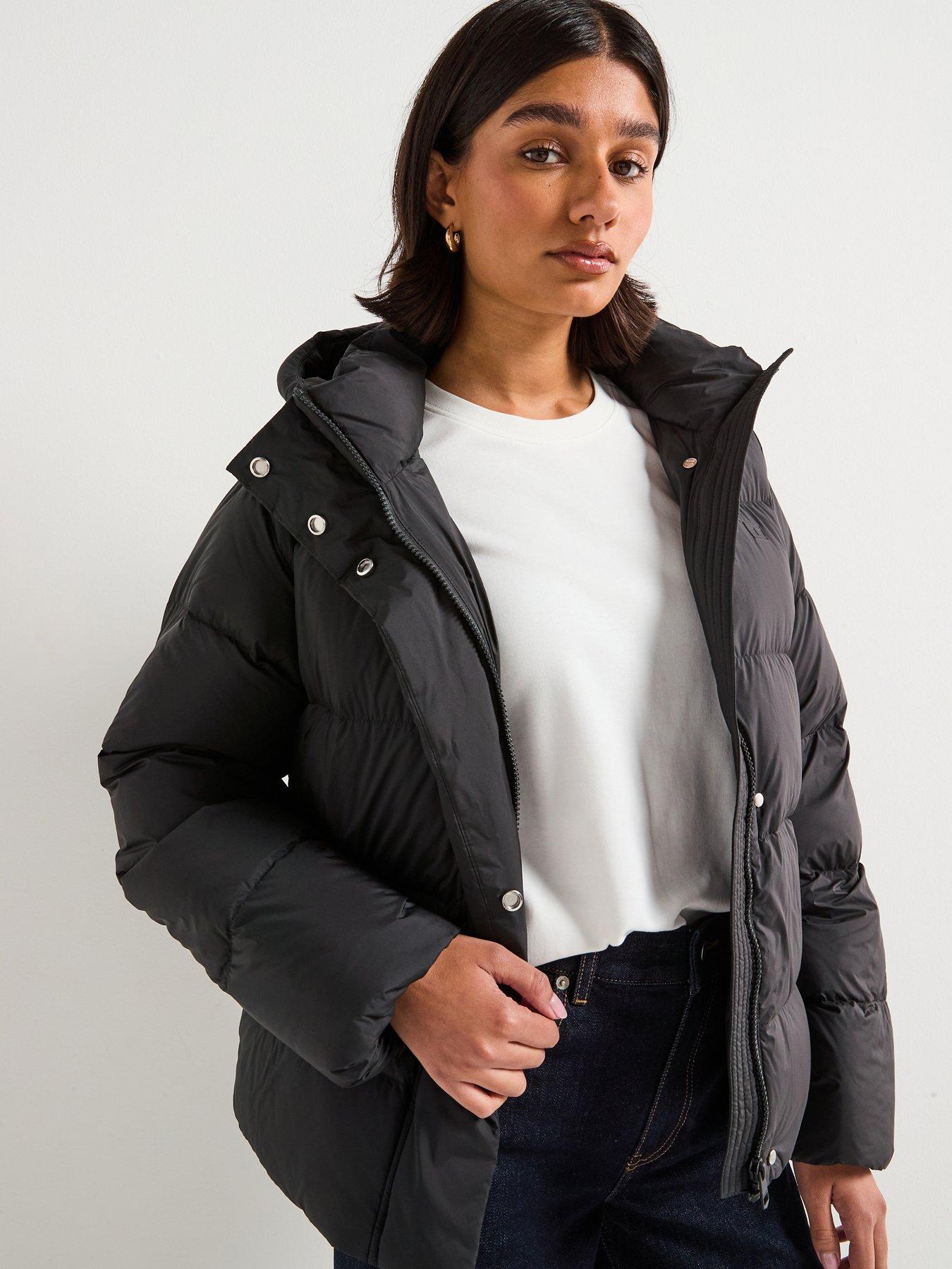  image of tommy-hilfiger-modern-down-padded-coat-black