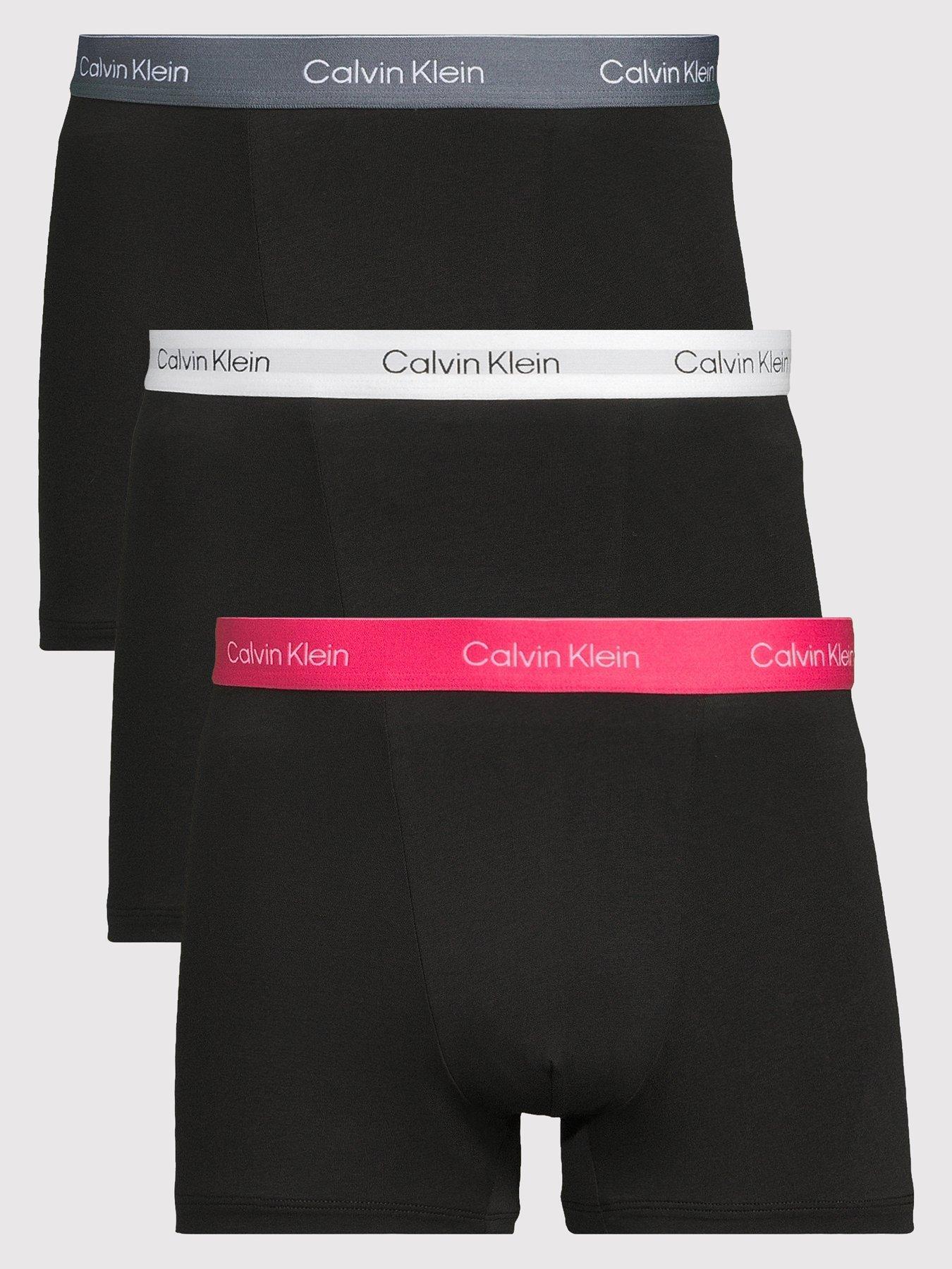  image of calvin-klein-underwear-3-pack-relaxed-dart-icon-cotton-stretch-trunks-black